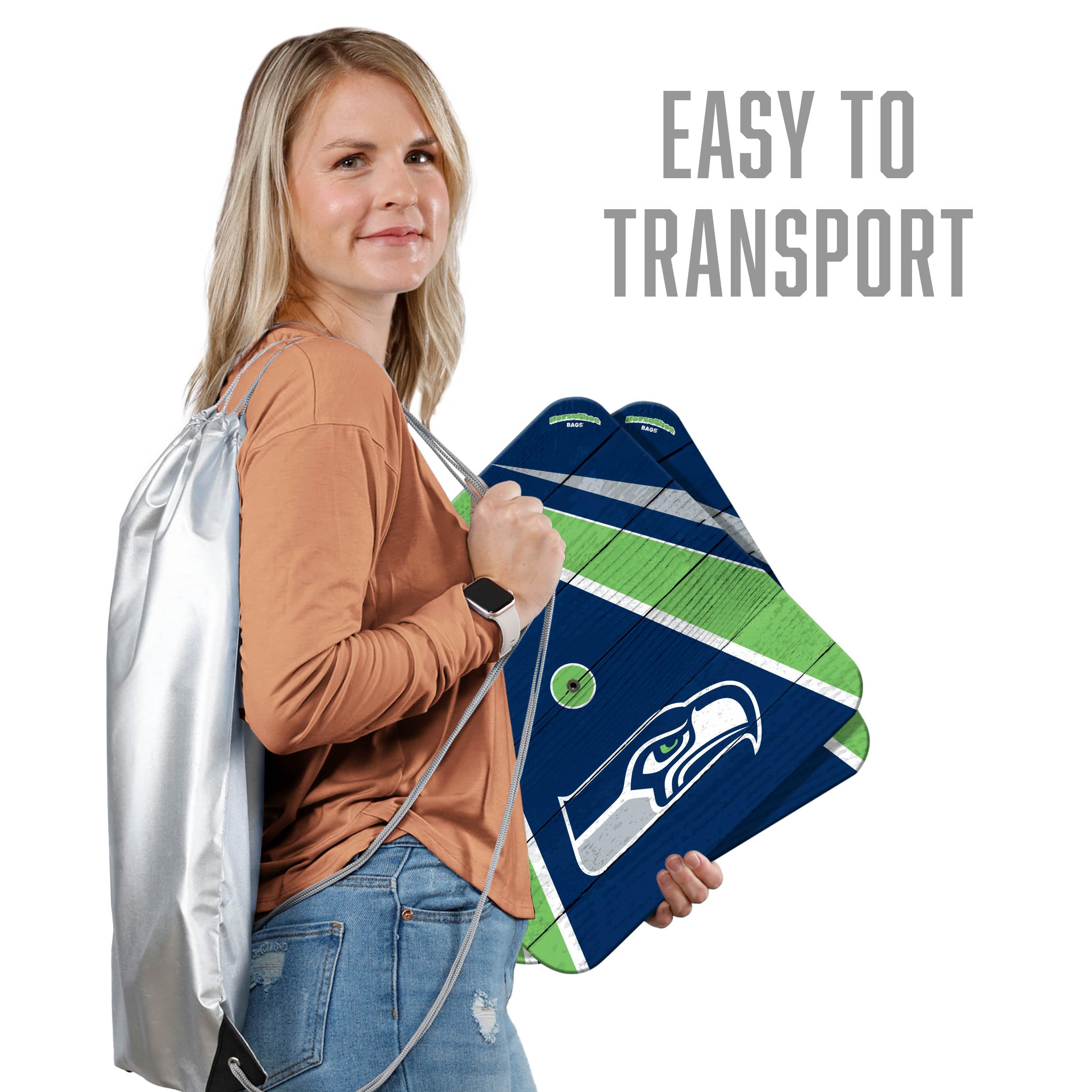 YouTheFan NFL Seattle Seahawks Horseshoe Bags Game - Sports Collectibles, Sports Memorabilia, Sports Fan Shop, Sports Gifts