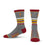 For Bare Feet Mens NCAA Arizona State Sun Devils 5 Star Crew Sock Marble Grey Large - Sports Gifts, Sports Memorabilia, Sports Collectibles, Fan Shop