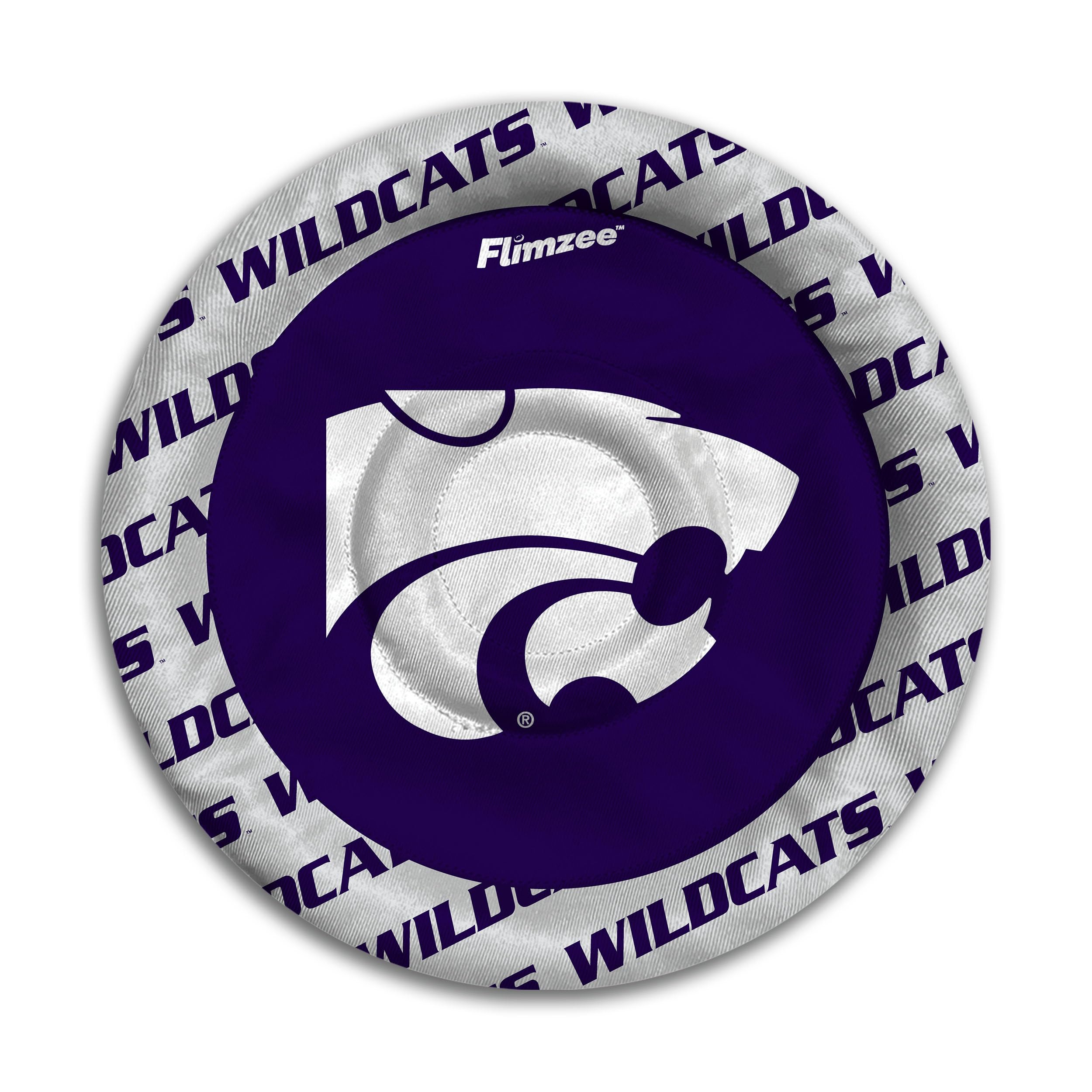 YouTheFan NCAA Kansas State Wildcats Flimzee Bean-Bag Flying Disc - Sports Collectibles, Sports Memorabilia, Sports Fan Shop, Sports Gifts