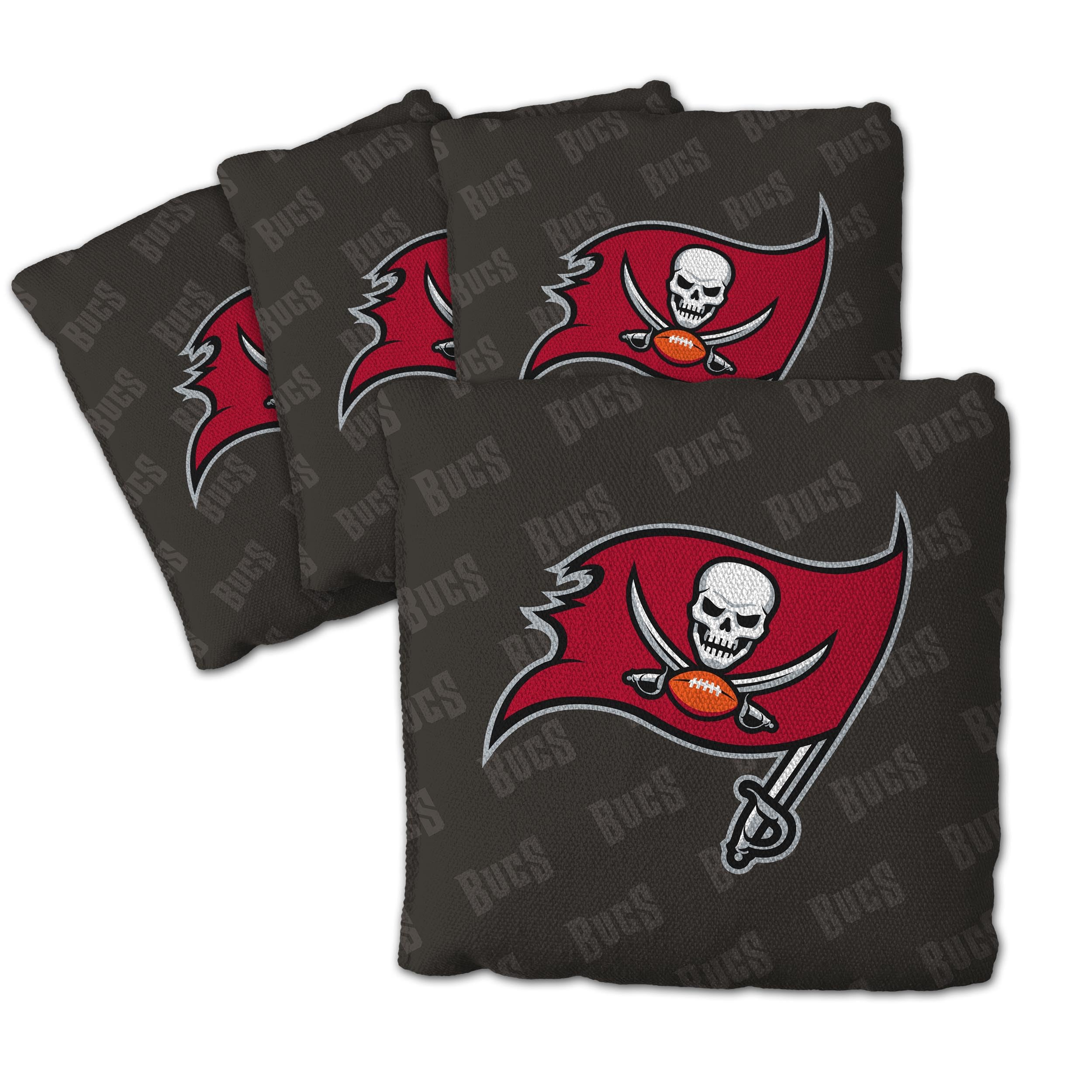YouTheFan NFL Tampa Bay Buccaneers Cornhole Bags - 4PK - Grey - Sports Collectibles, Sports Memorabilia, Sports Fan Shop, Sports Gifts