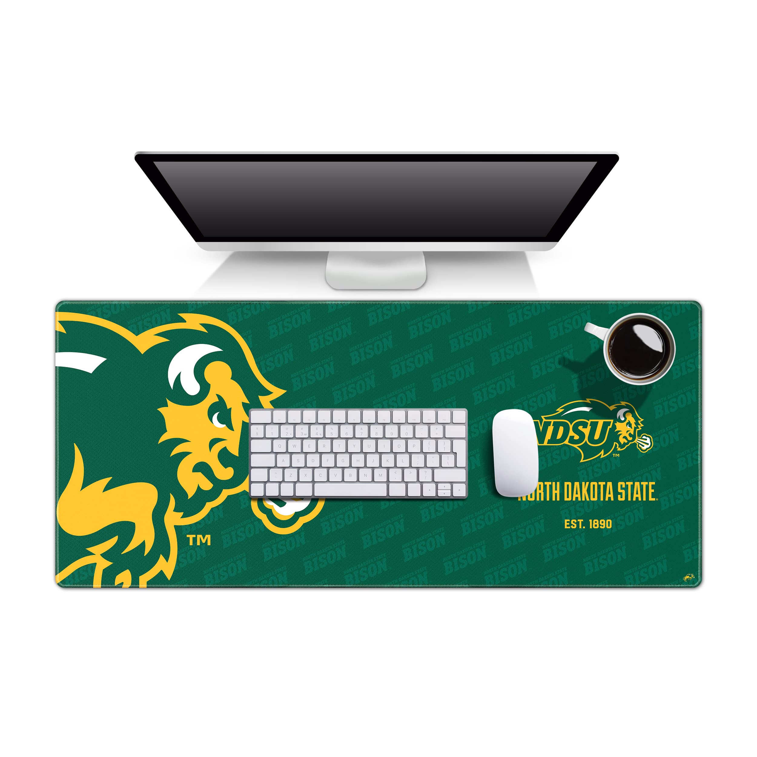 YouTheFan NCAA North Dakota State Bison Logo Series Desk Pad - Sports Collectibles, Sports Memorabilia, Sports Fan Shop, Sports Gifts