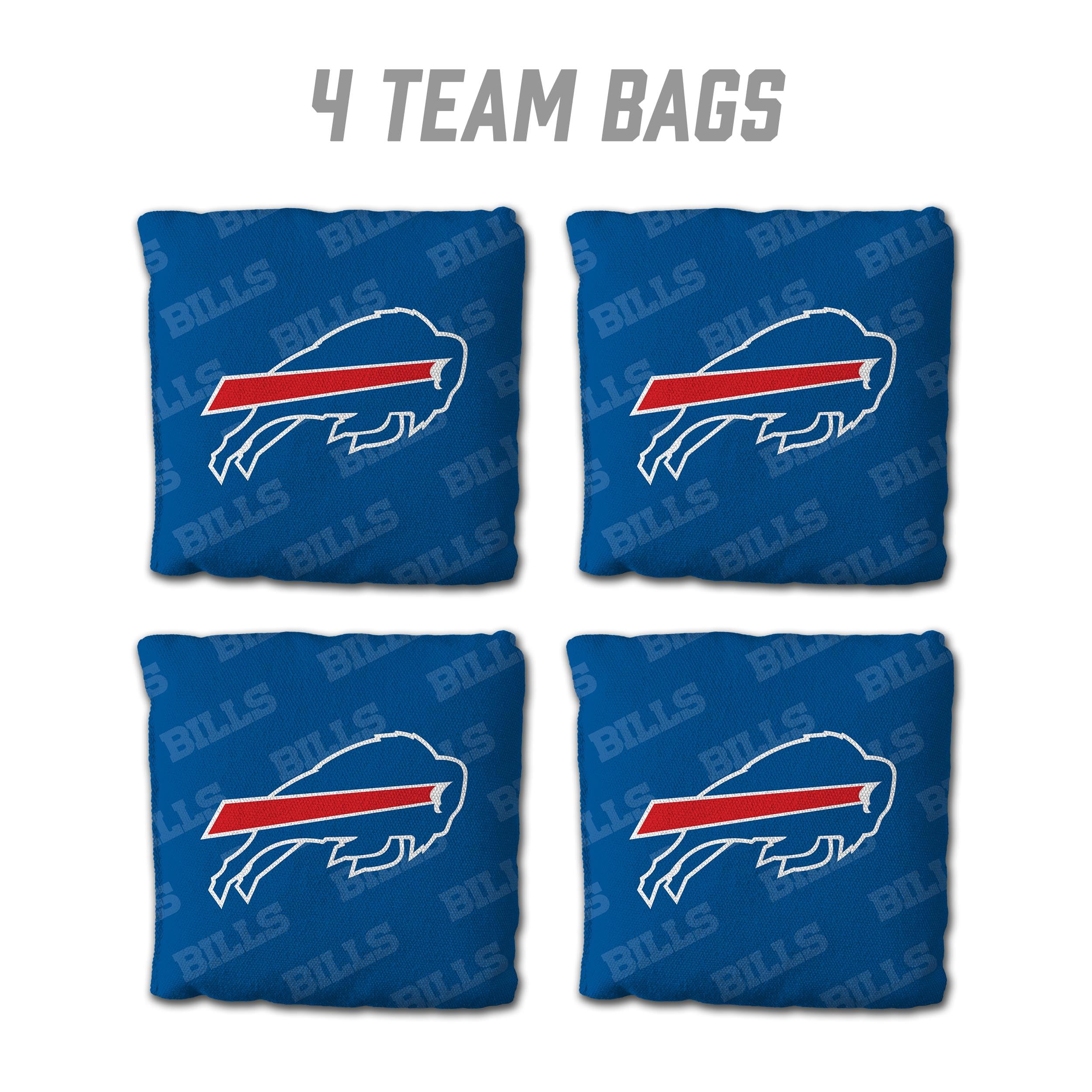 YouTheFan NFL Buffalo Bills Cornhole Bags - 4PK - Blue - Sports Collectibles, Sports Memorabilia, Sports Fan Shop, Sports Gifts