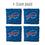 YouTheFan NFL Buffalo Bills Cornhole Bags - 4PK - Blue - Sports Collectibles, Sports Memorabilia, Sports Fan Shop, Sports Gifts