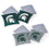 Wild Sports NCAA Michigan State Spartans 8pk Dual Sided Bean Bags, Team Color - Sports Collectibles, Sports Memorabilia, Sports Fan Shop, Sports Gifts