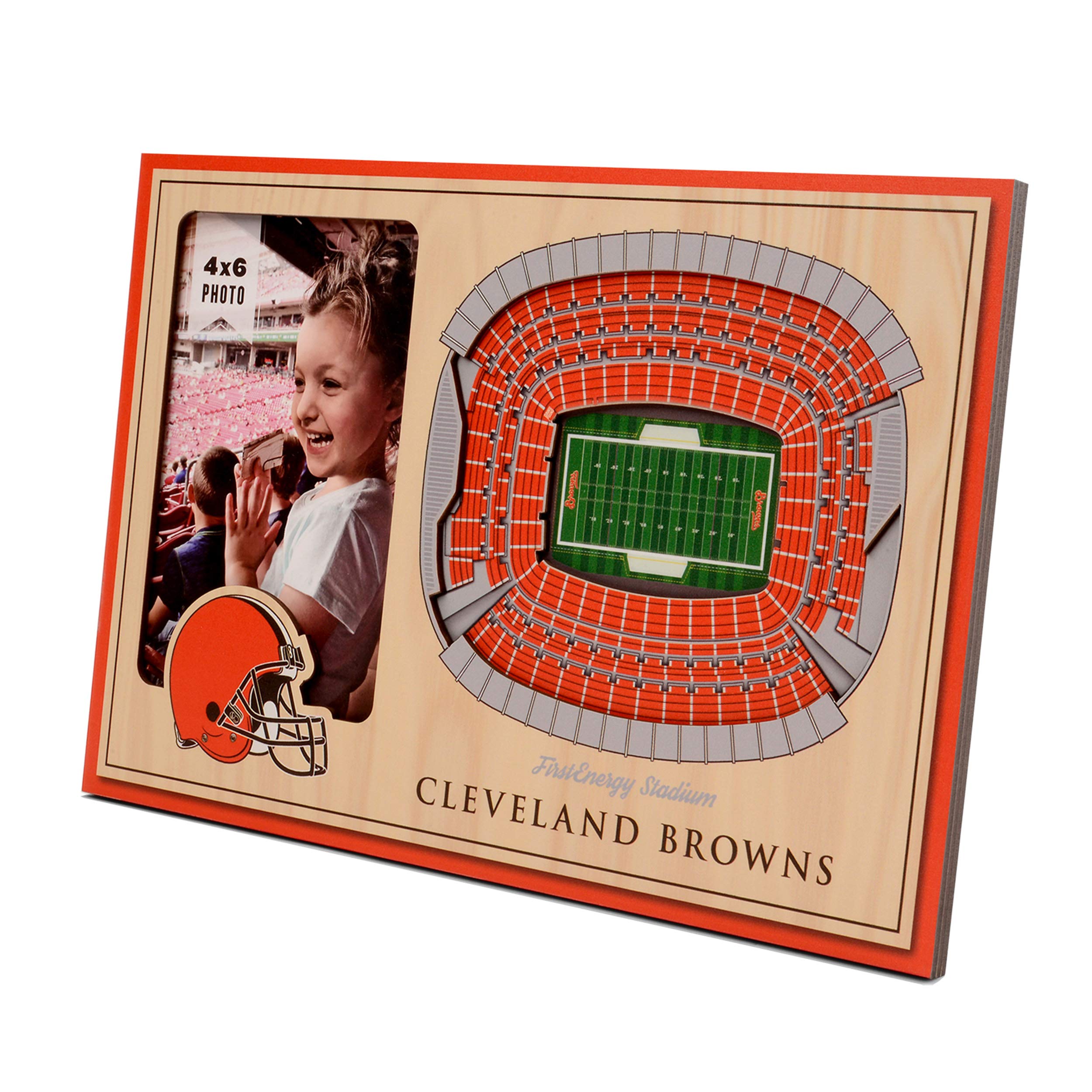 YouTheFan NFL Cleveland Browns 3D StadiumViews Picture Frame - Sports Collectibles, Sports Memorabilia, Sports Fan Shop, Sports Gifts