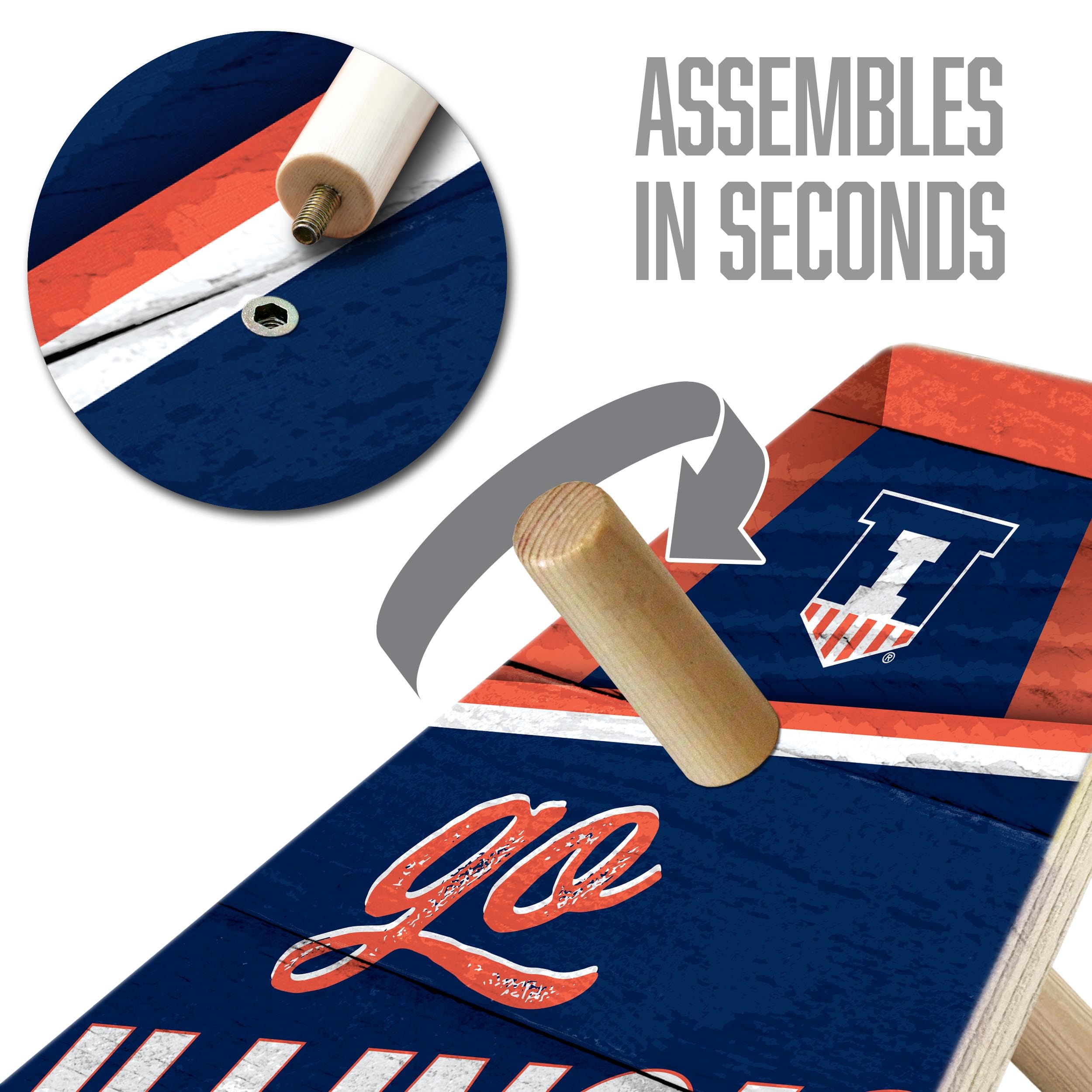 YouTheFan NCAA Illinois Fighting Illini RingBag - Sports Collectibles, Sports Memorabilia, Sports Fan Shop, Sports Gifts