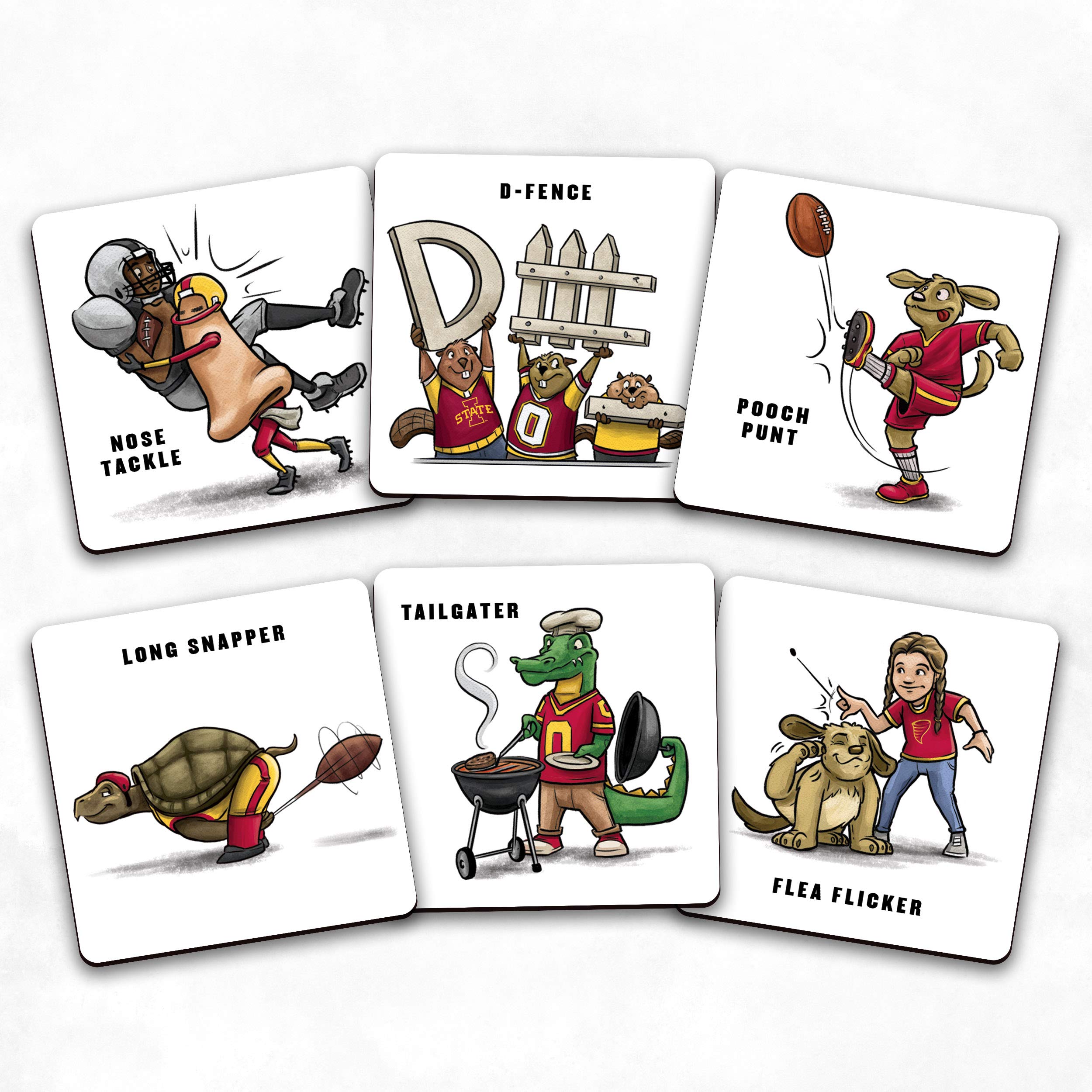 YouTheFan NCAA Iowa State Cyclones Licensed Memory Match Game - Sports Collectibles, Sports Memorabilia, Sports Fan Shop, Sports Gifts
