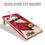 YouTheFan NCAA Louisville Cardinals 2’ x 4’ Professional Wood Cornhole Game with Logo Bags - Sports Collectibles, Sports Memorabilia, Sports Fan Shop, Sports Gifts