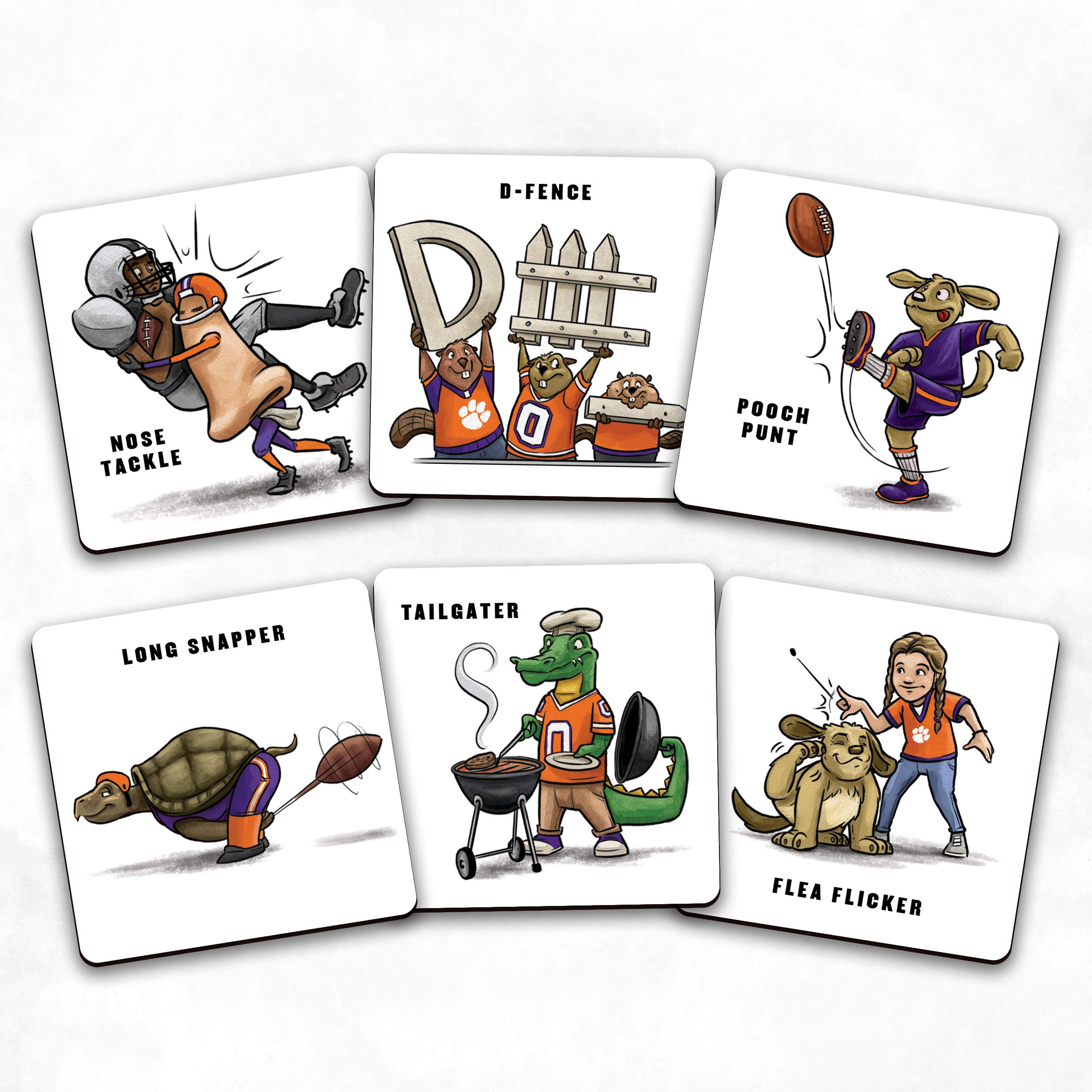 YouTheFan NCAA Clemson Tigers Licensed Memory Match Game - Sports Collectibles, Sports Memorabilia, Sports Fan Shop, Sports Gifts
