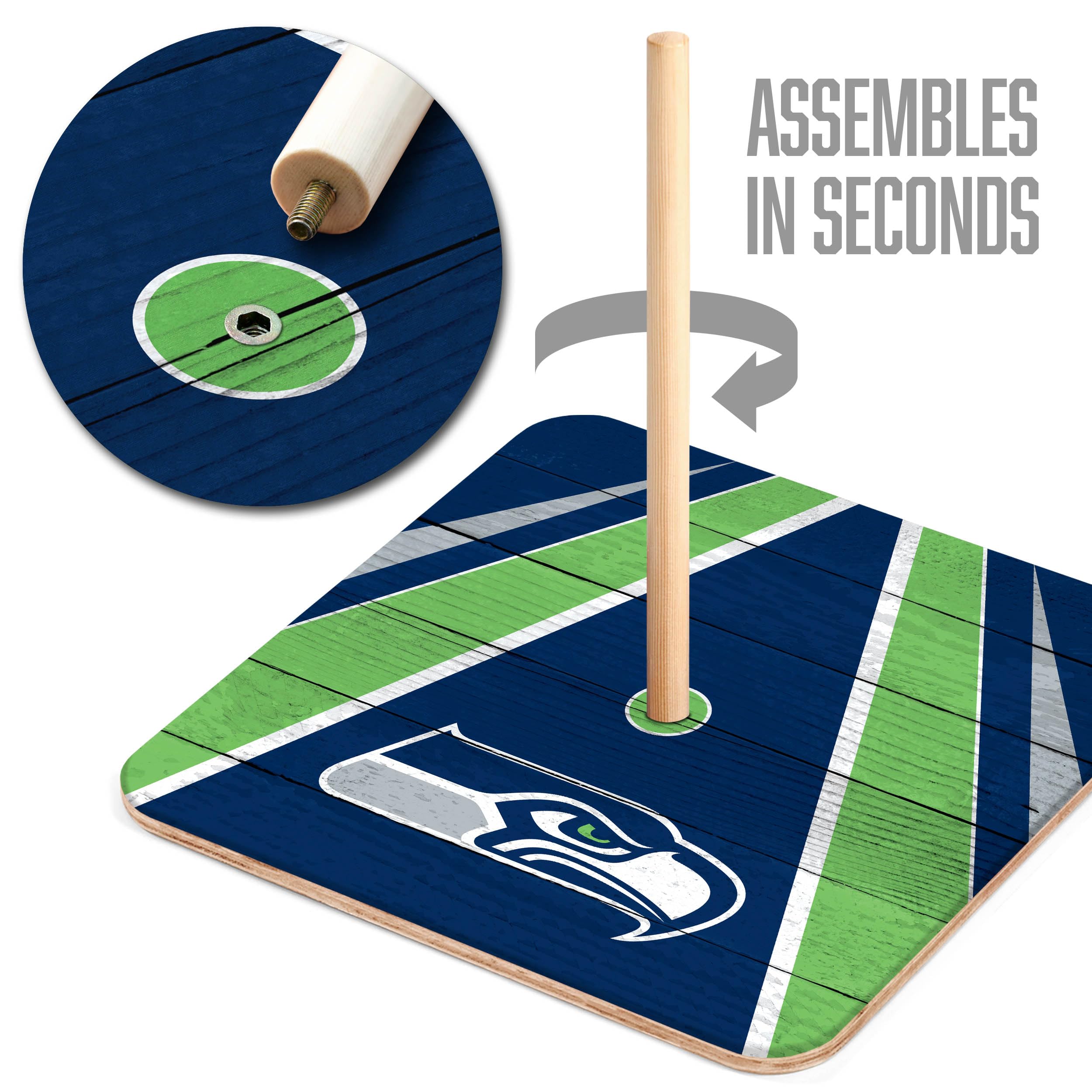 YouTheFan NFL Seattle Seahawks Horseshoe Bags Game - Sports Collectibles, Sports Memorabilia, Sports Fan Shop, Sports Gifts