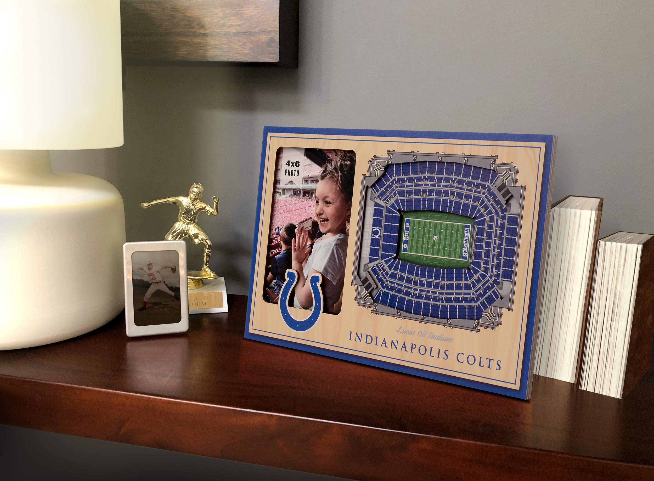 YouTheFan NFL Indianapolis Colts 3D StadiumViews Picture Frame - Sports Collectibles, Sports Memorabilia, Sports Fan Shop, Sports Gifts