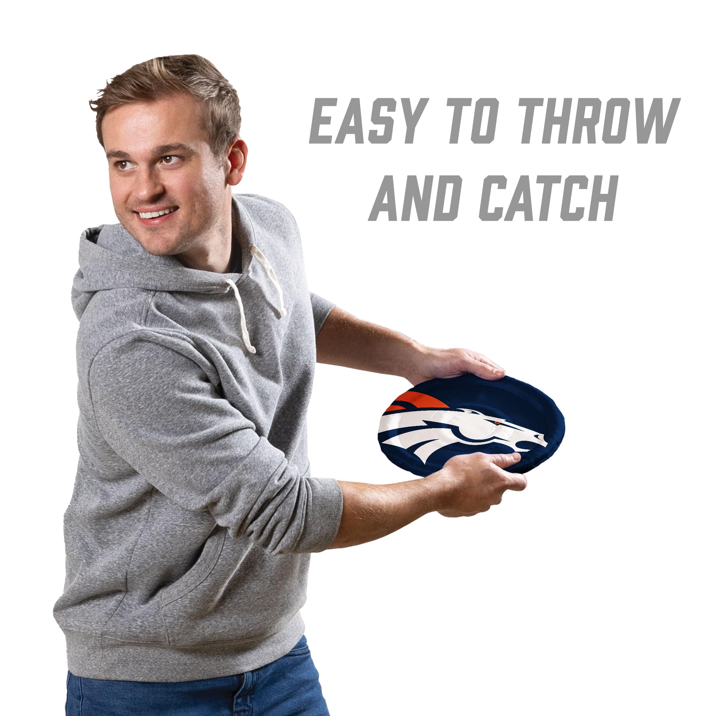 YouTheFan NFL Denver Broncos Flimzee Bean-Bag Flying Disc - Sports Collectibles, Sports Memorabilia, Sports Fan Shop, Sports Gifts