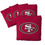 YouTheFan NFL San Francisco 49ers Cornhole Bags - 4PK - Red - Sports Collectibles, Sports Memorabilia, Sports Fan Shop, Sports Gifts
