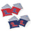 Wild Sports NCAA Mississippi Rebels 8pk Dual Sided Bean Bags, Team Color - Sports Collectibles, Sports Memorabilia, Sports Fan Shop, Sports Gifts
