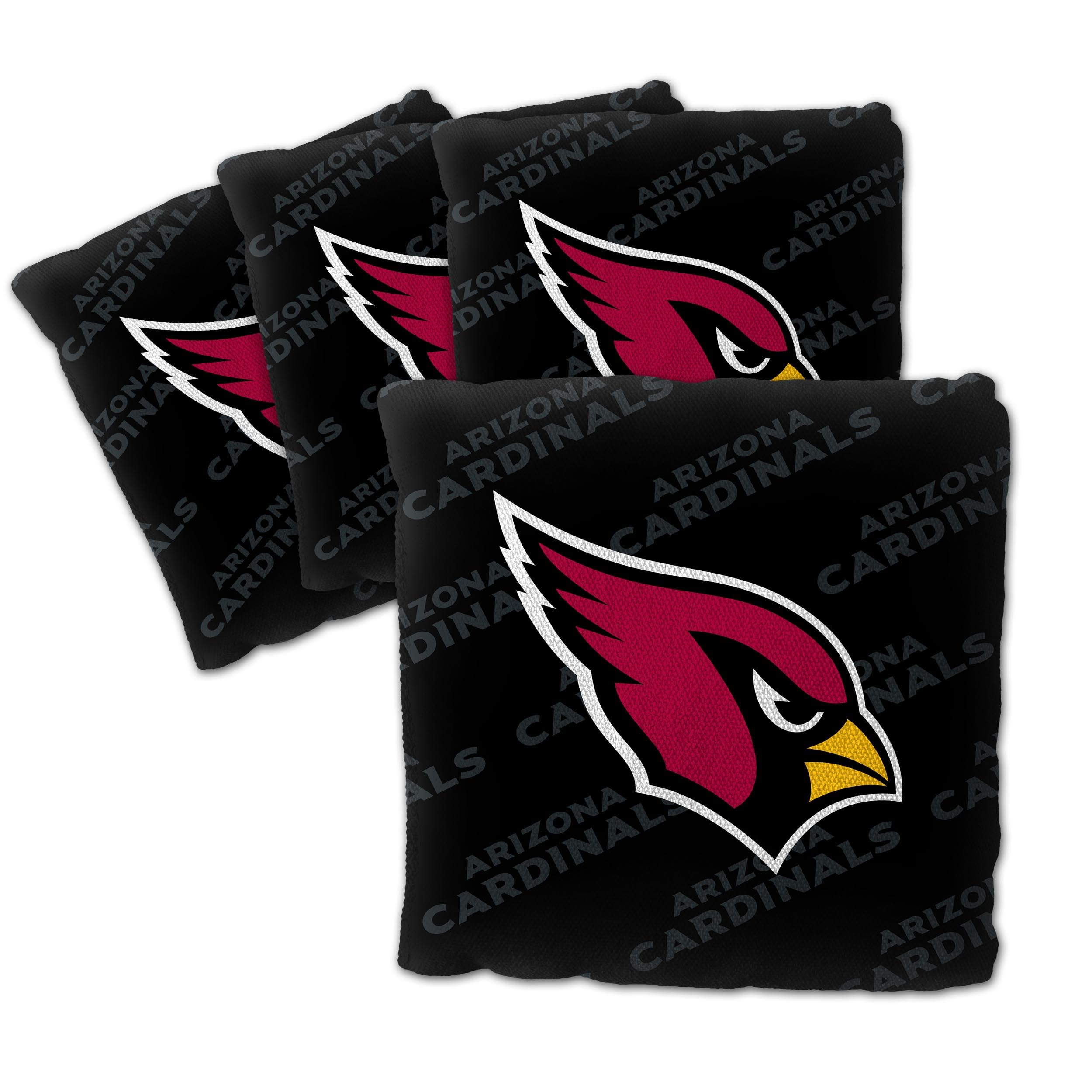 YouTheFan NFL Arizona Cardinals Cornhole Bags - 4PK - Black - Sports Collectibles, Sports Memorabilia, Sports Fan Shop, Sports Gifts