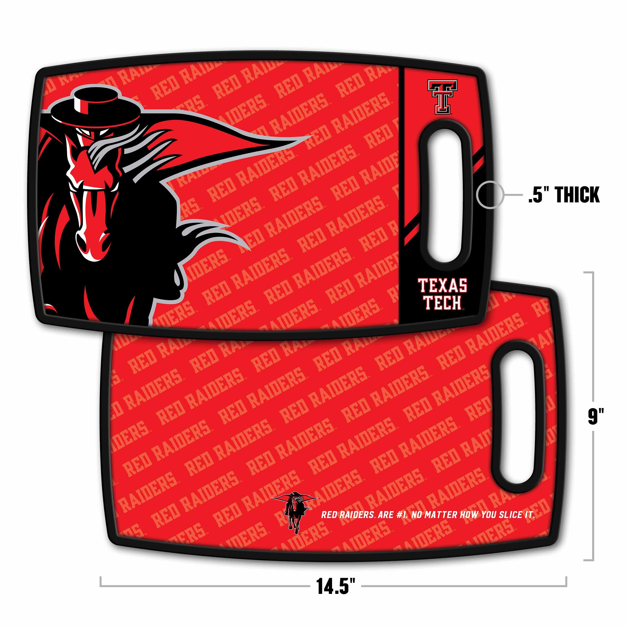 YouTheFan NCAA Texas Tech Red Raiders Logo Series Cutting Board - Sports Collectibles, Sports Memorabilia, Sports Fan Shop, Sports Gifts