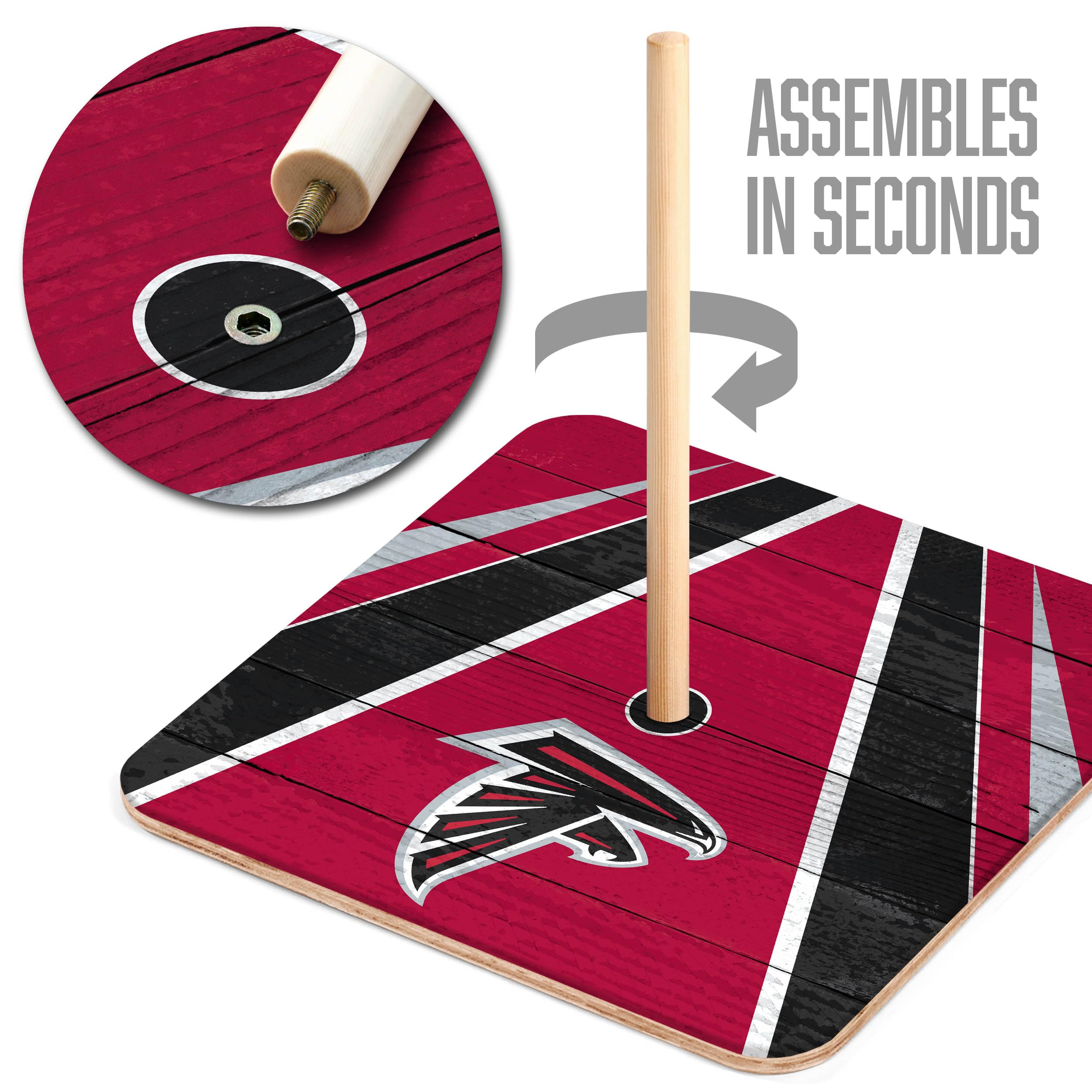 YouTheFan NFL Atlanta Falcons Horseshoe Bags Game - Sports Collectibles, Sports Memorabilia, Sports Fan Shop, Sports Gifts