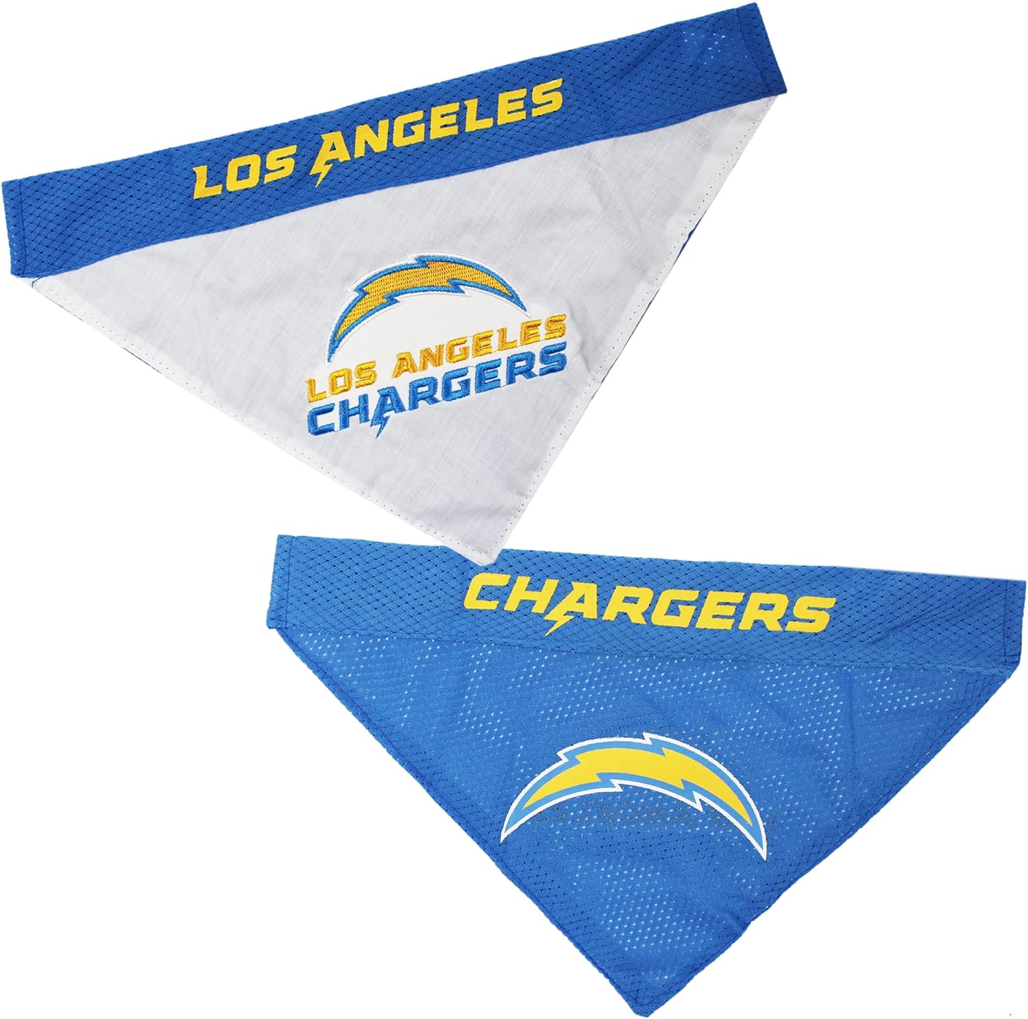 Los Angeles Charges Reversible Bandana Pets First - Sports Collectibles, Sports Memorabilia, Sports Fan Shop, Sports Gifts