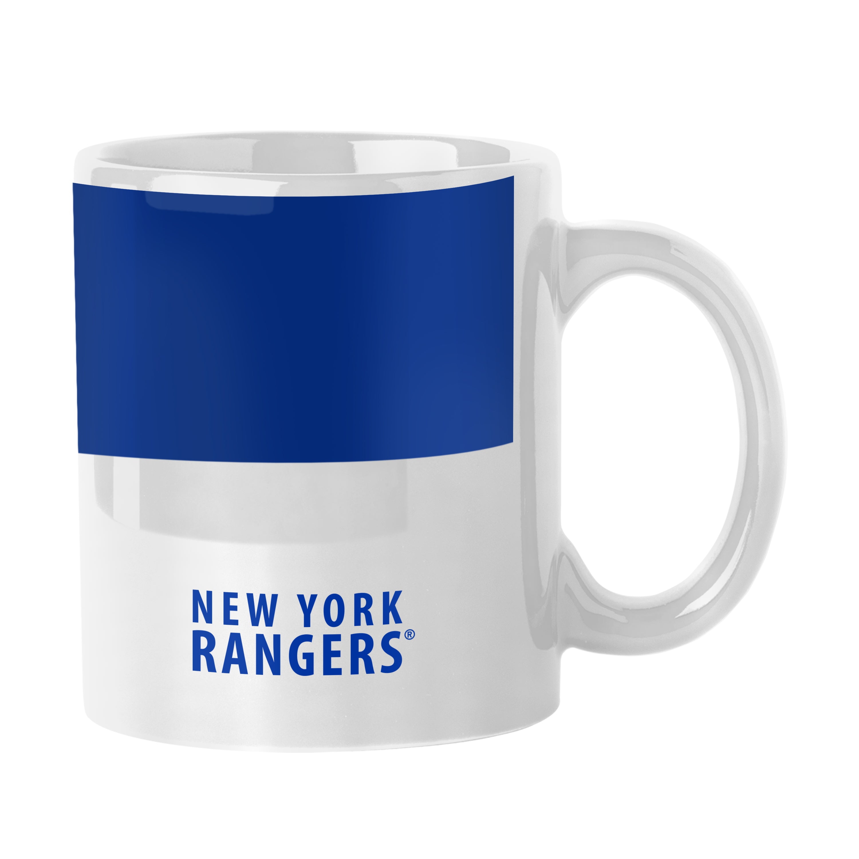 New York Rangers 11oz Colorblock Sublimated Mug - Sports Gifts, Sports Memorabilia, Sports Collectibles, Fan Shop