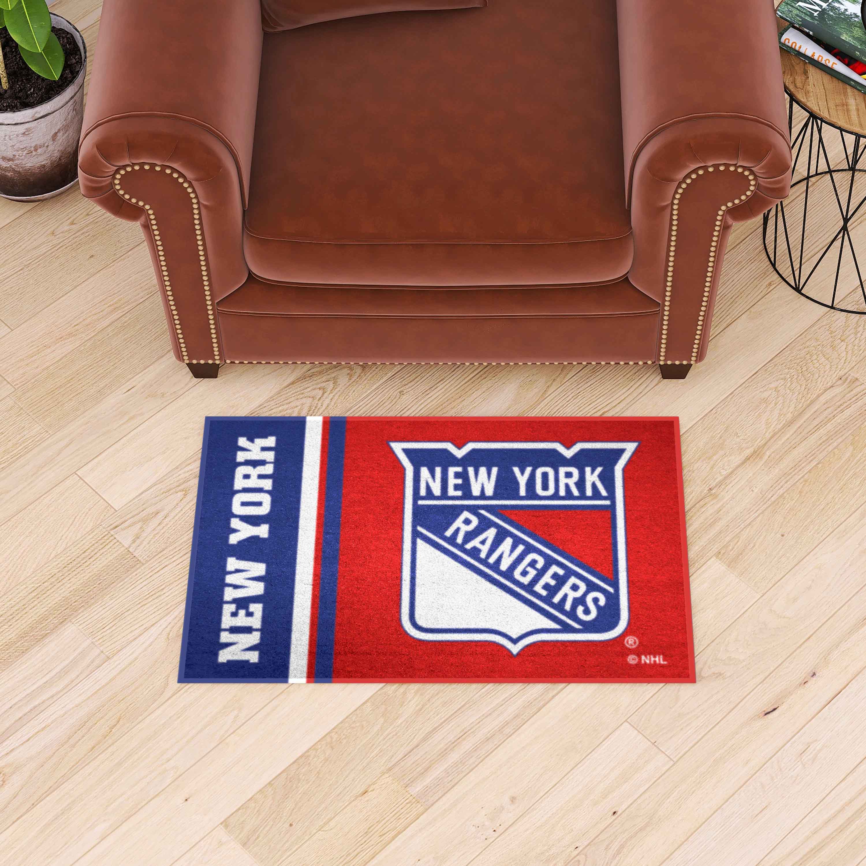 NHL - New York Rangers Starter Mat - Uniform - Sports Gifts, Sports Memorabilia, Sports Collectibles, Fan Shop