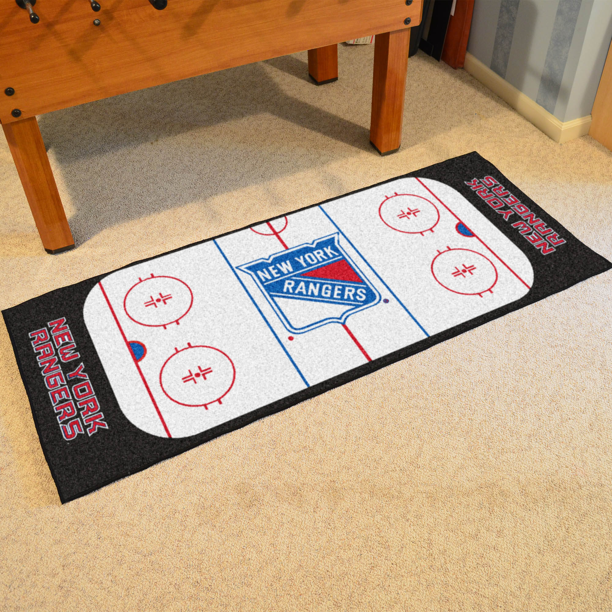 NHL - New York Rangers Rink Runner - Sports Gifts, Sports Memorabilia, Sports Collectibles, Fan Shop