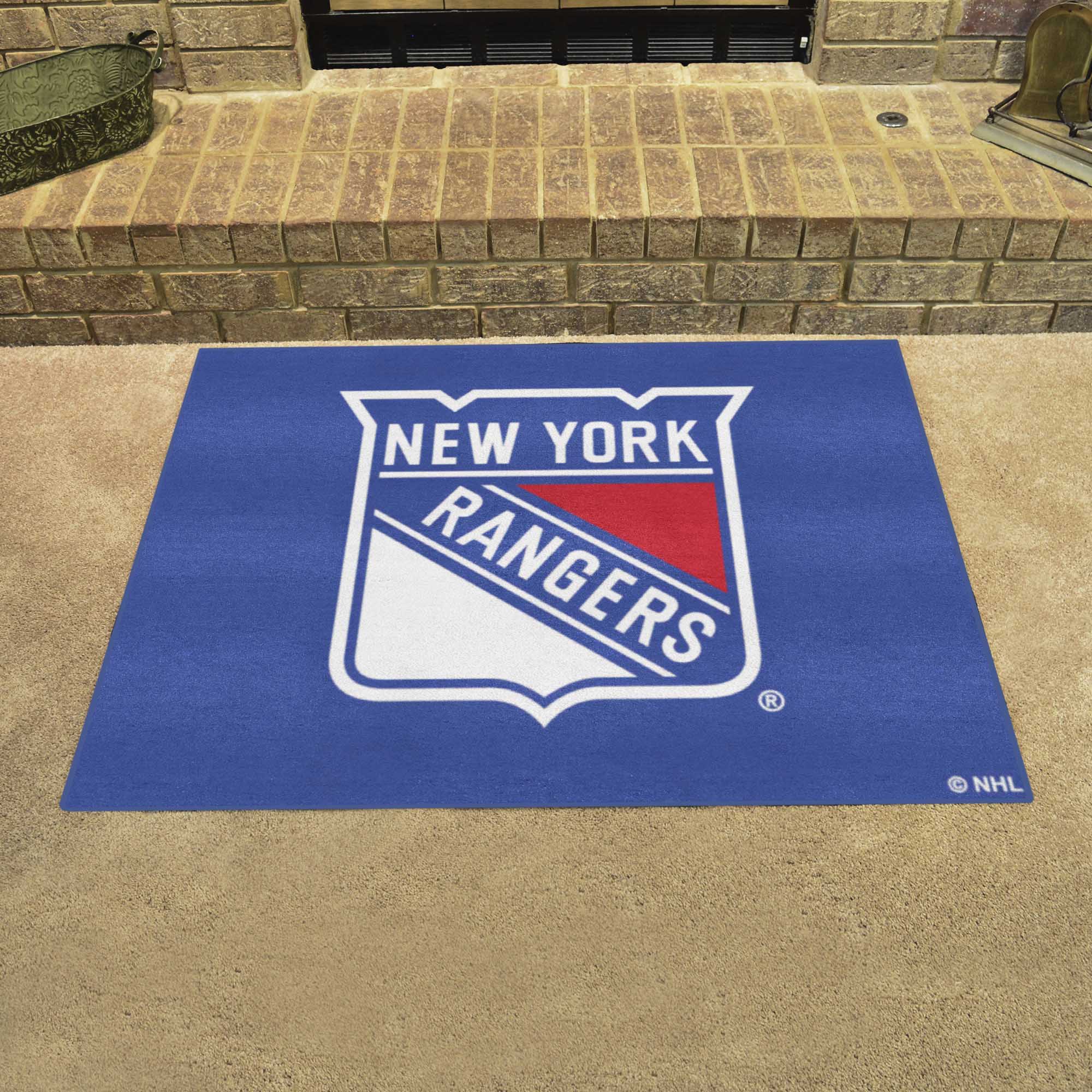 NHL - New York Rangers All-Star Mat - Sports Gifts, Sports Memorabilia, Sports Collectibles, Fan Shop