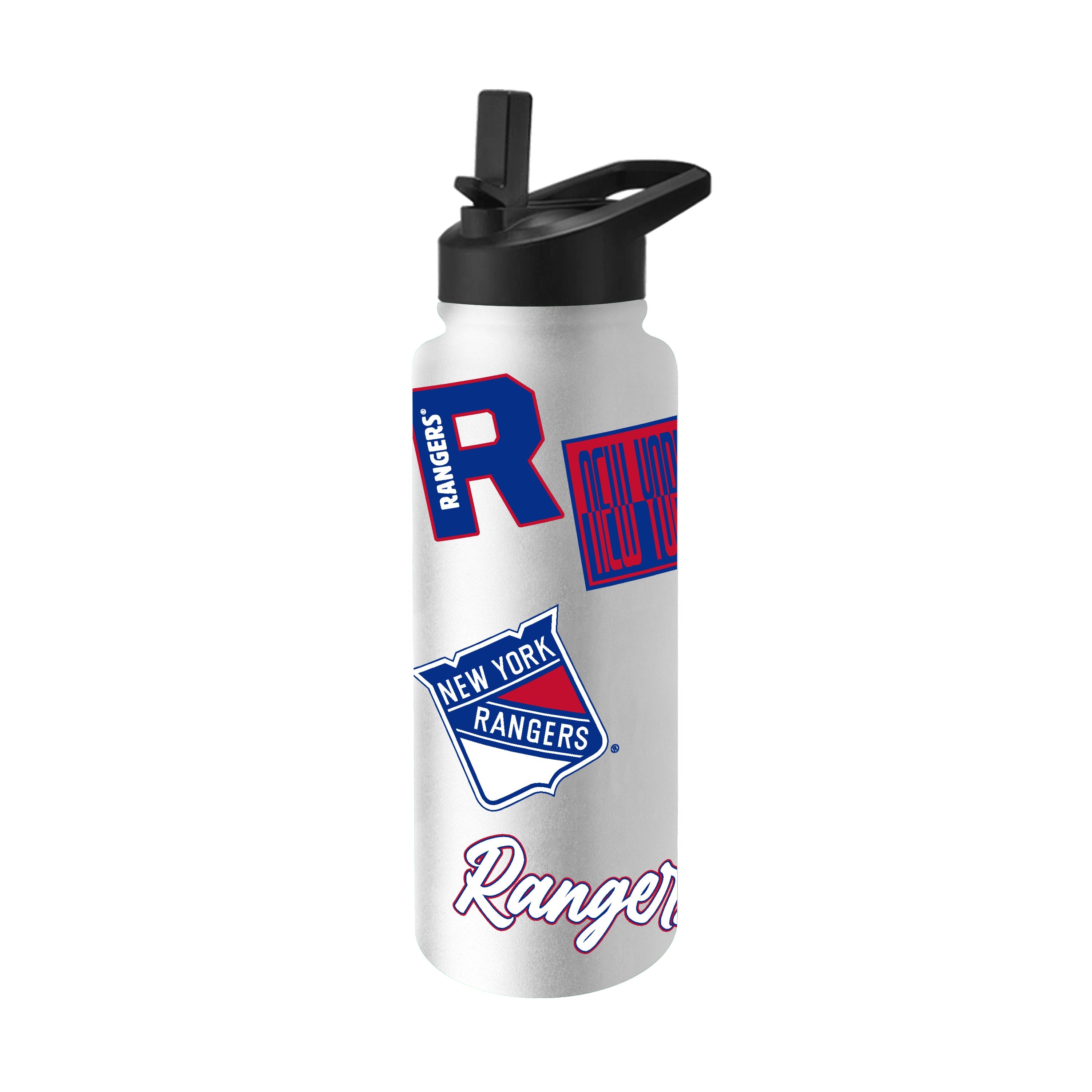NY Rangers White 34oz Dream Weave Quencher Bottle