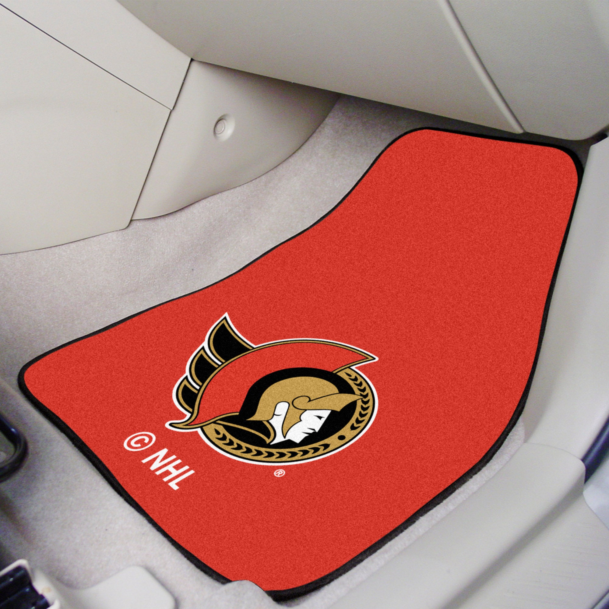 NHL - Ottawa Senators 2-pc Carpet Car Mat Set - Sports Gifts, Sports Memorabilia, Sports Collectibles, Fan Shop