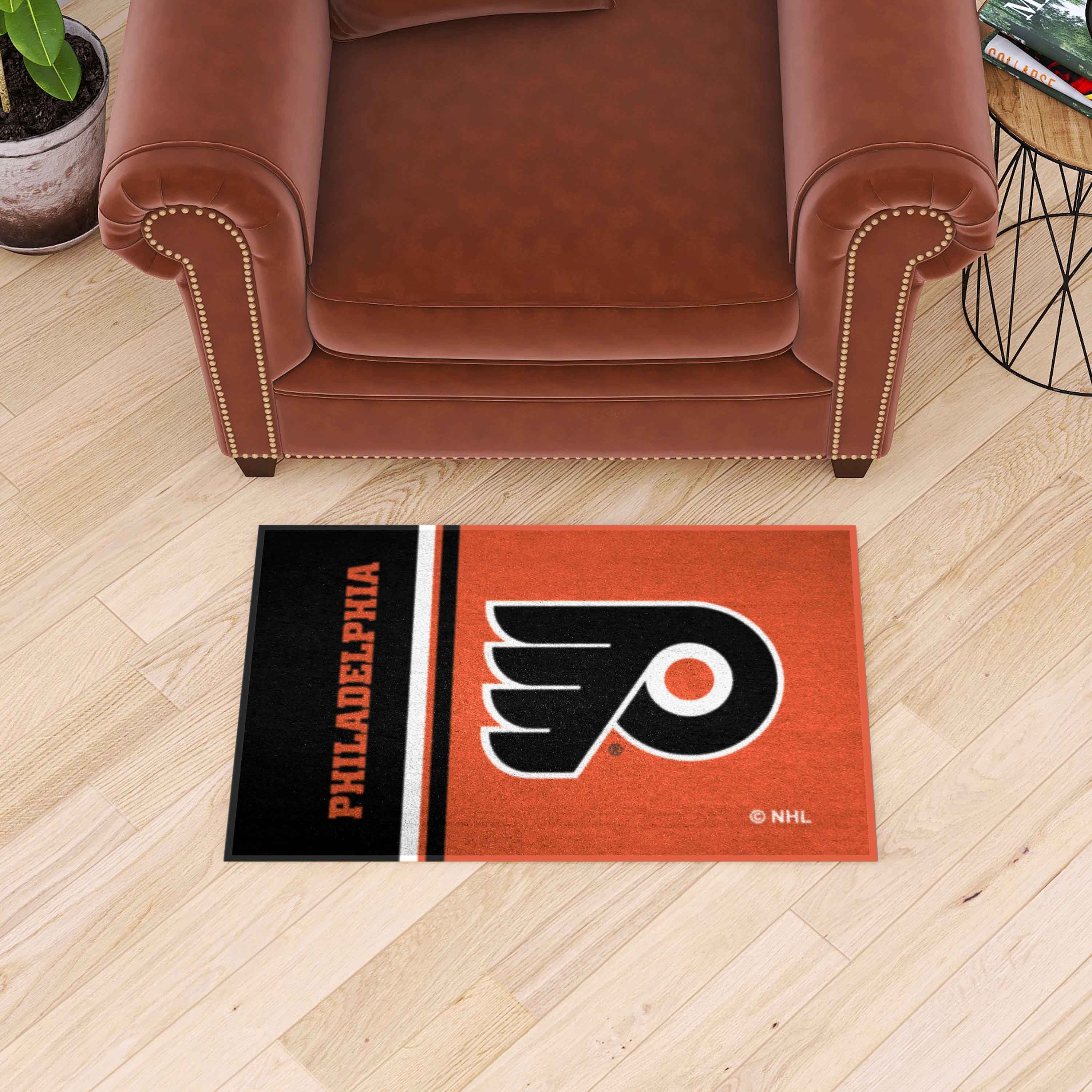 NHL - Philadelphia Flyers Starter Mat - Uniform - Sports Gifts, Sports Memorabilia, Sports Collectibles, Fan Shop