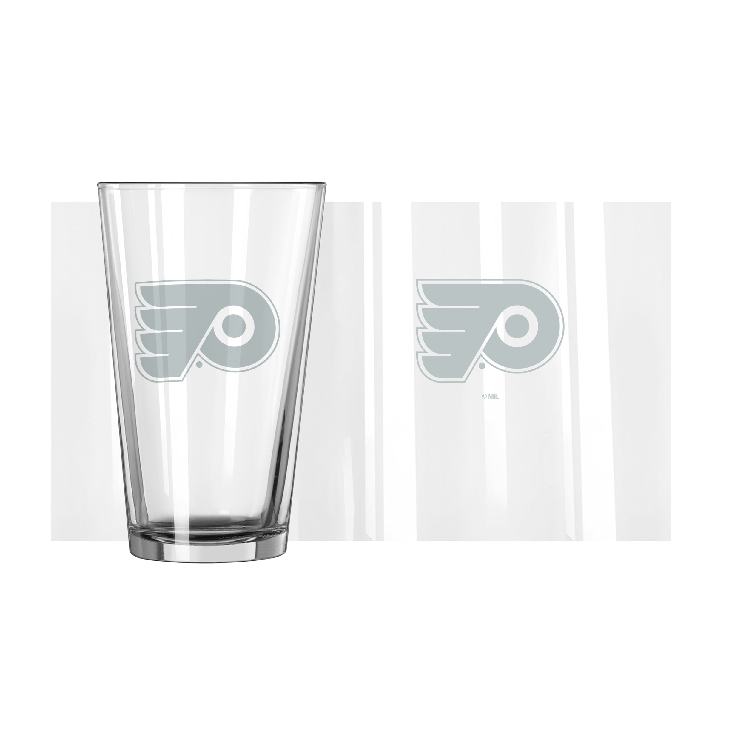 Philadelphia Flyers 16oz Frost Pint Glass - Sports Gifts, Sports Memorabilia, Sports Collectibles, Fan Shop