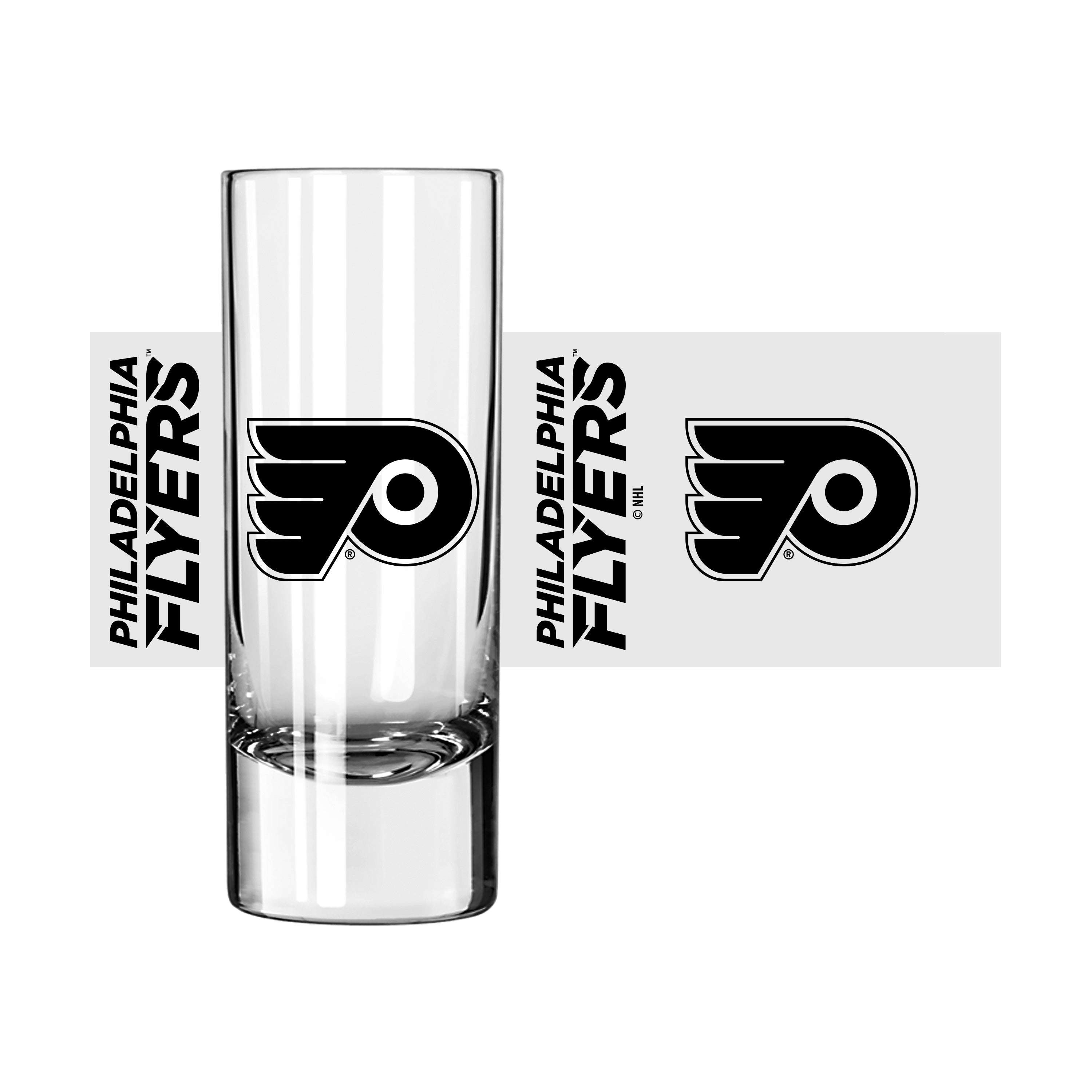 Philadelphia Flyers 2.5oz Gameday Shooter Glass - Sports Gifts, Sports Memorabilia, Sports Collectibles, Fan Shop