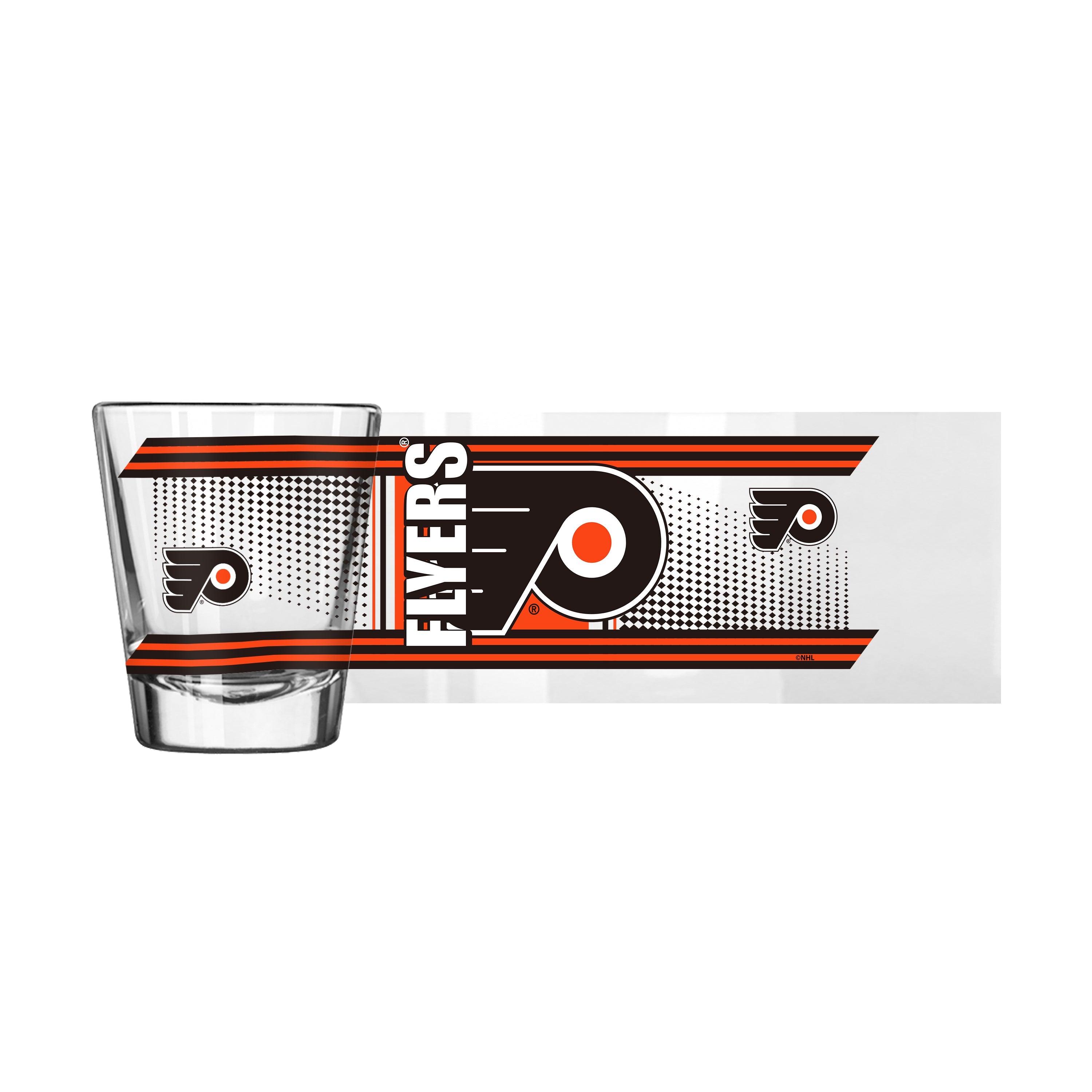 Philadelphia Flyers 2oz Hero Shot Glass - Sports Gifts, Sports Memorabilia, Sports Collectibles, Fan Shop