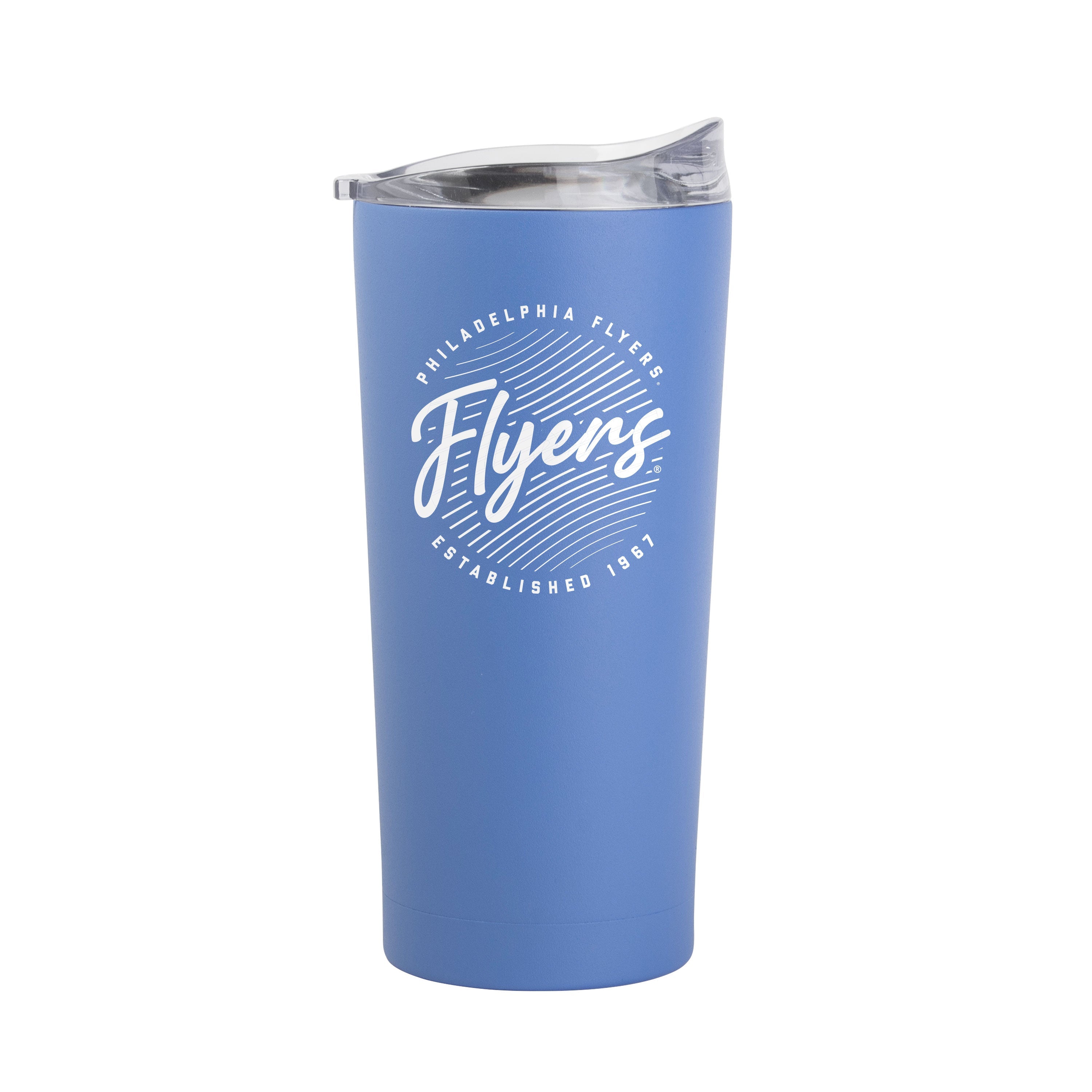 Philadelphia Flyers 20oz Retro Script Arctic Powder Coat Tumbler - Sports Gifts, Sports Memorabilia, Sports Collectibles, Fan Shop