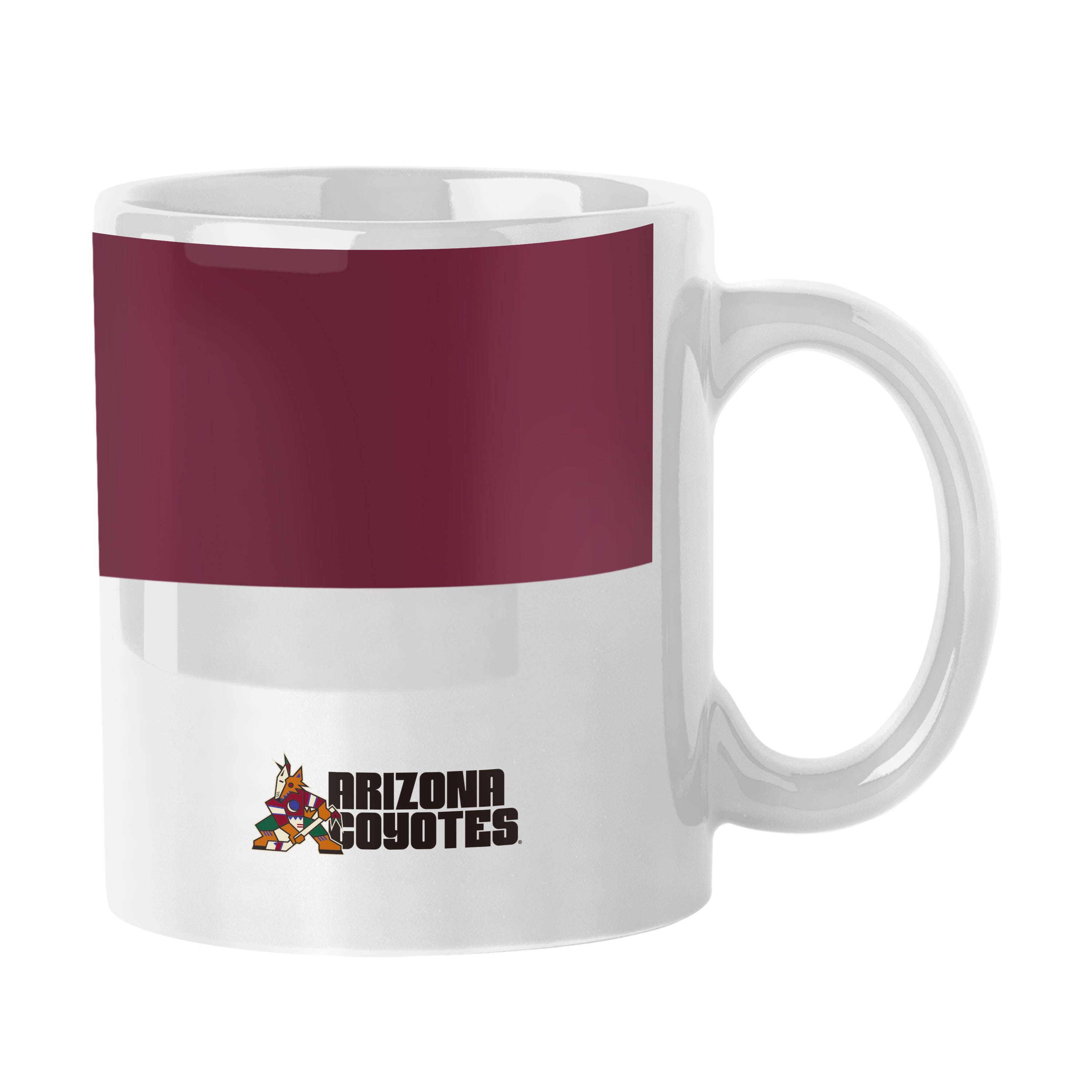 Arizona Coyotes 11oz Colorblock Sublimated Mug - Sports Gifts, Sports Memorabilia, Sports Collectibles, Fan Shop