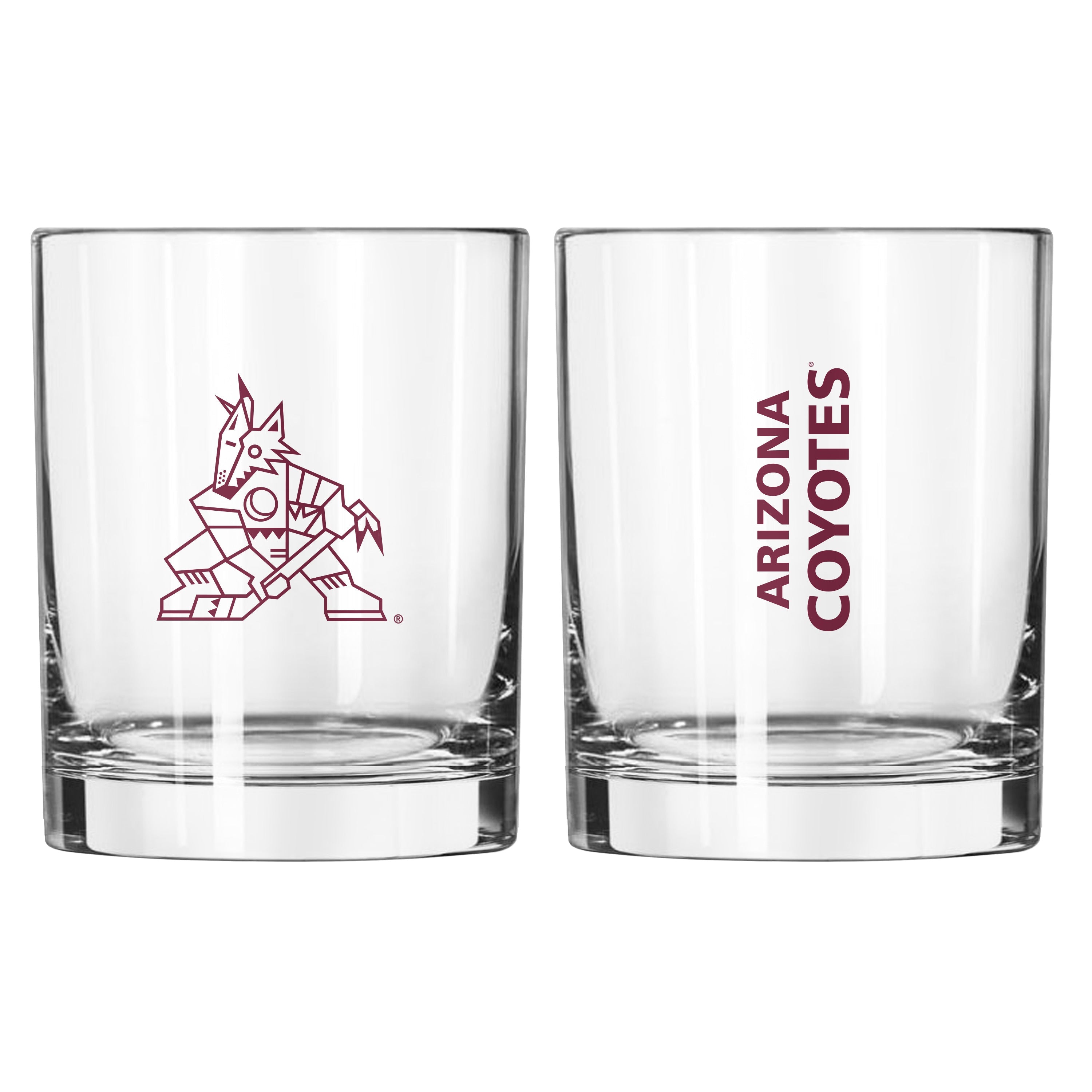 Arizona Coyotes 14oz Gameday Rocks Glass