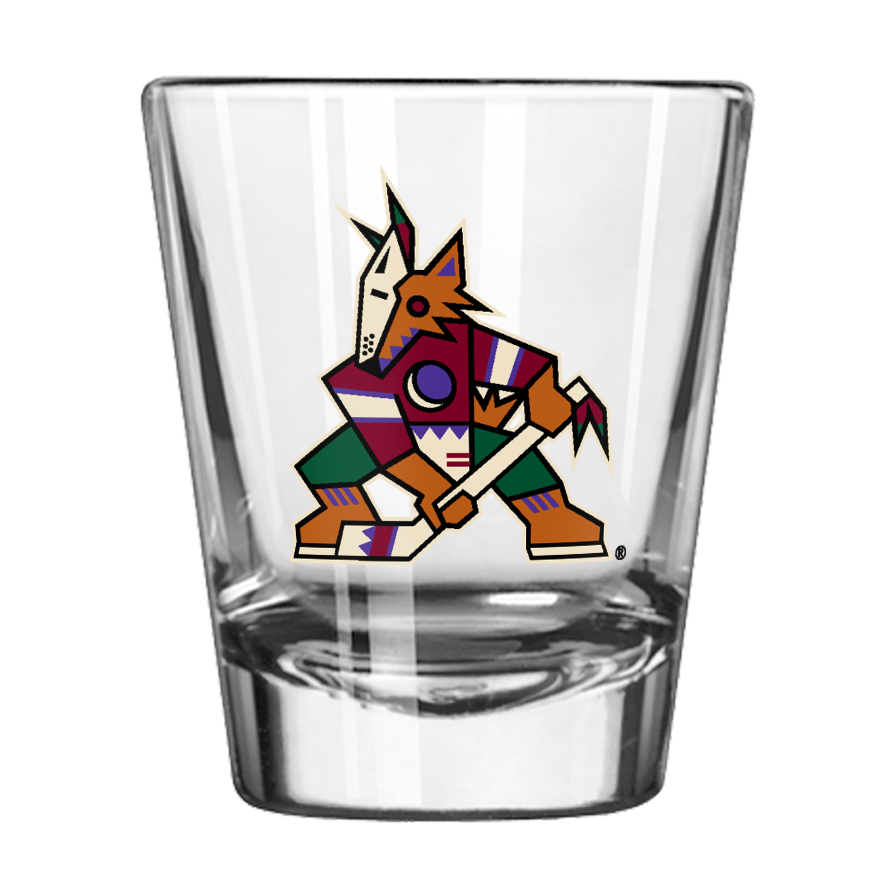 Arizona Coyotes 2oz Letterman Shot Glass