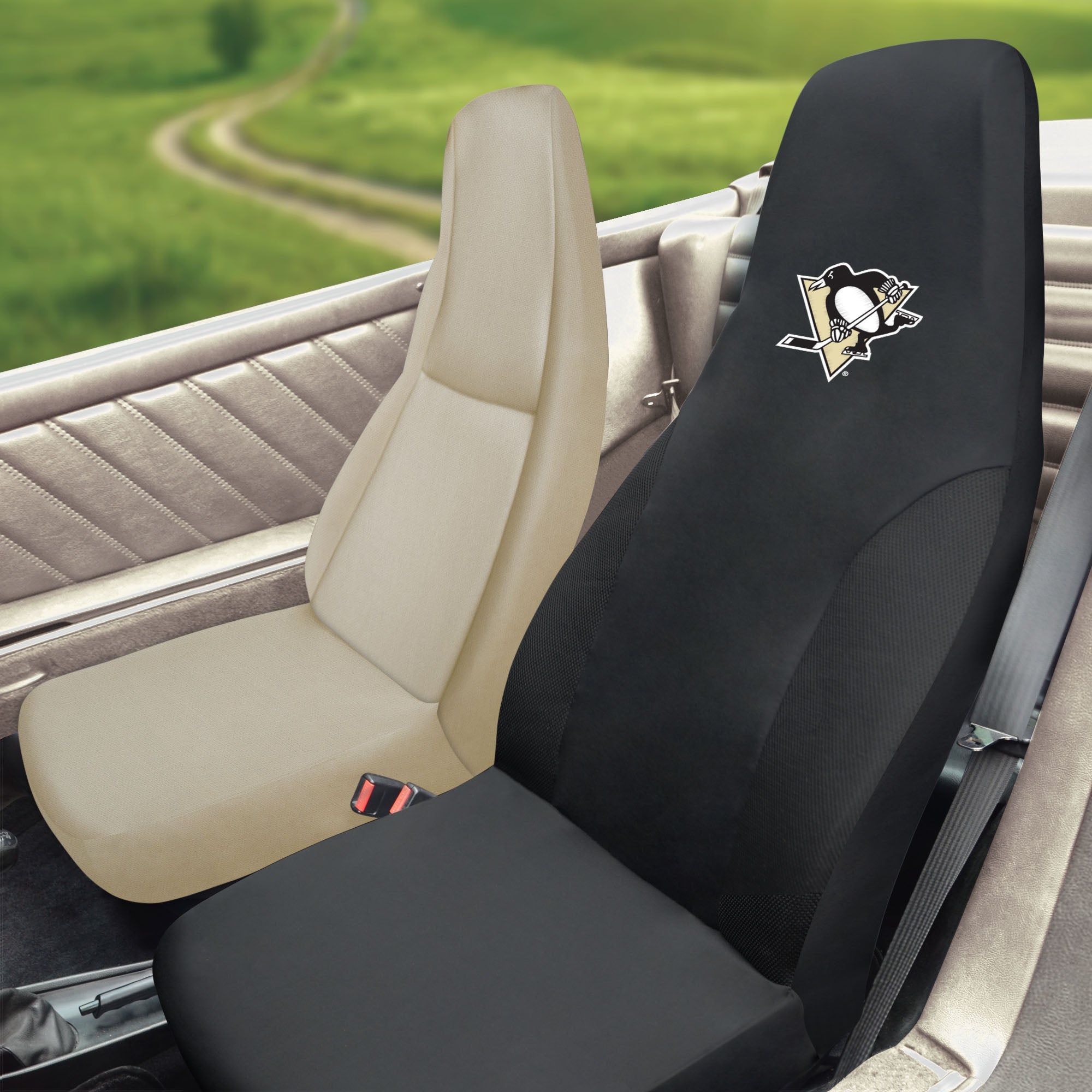 NHL - Pittsburgh Penguins Seat Cover - Sports Gifts, Sports Memorabilia, Sports Collectibles, Fan Shop