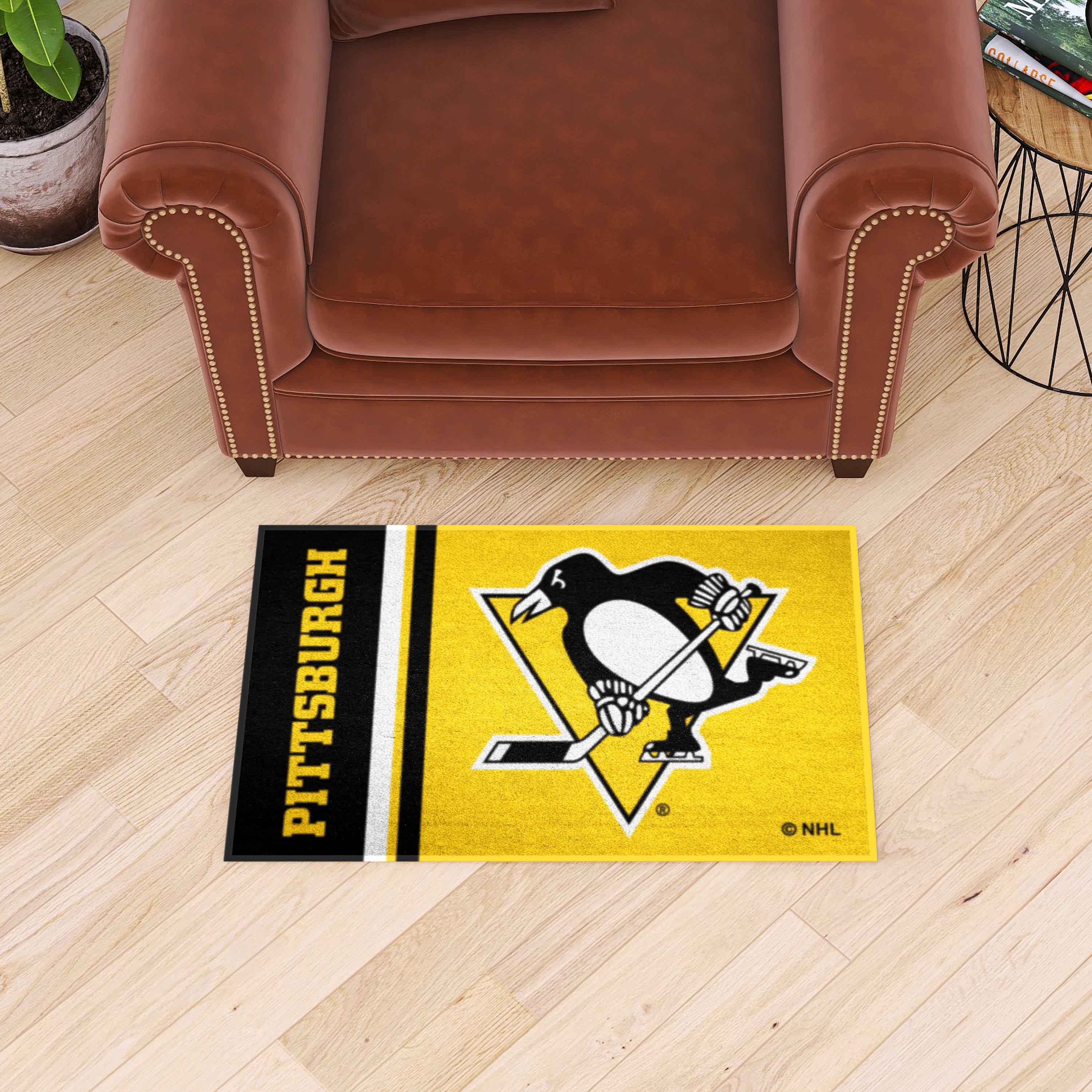 NHL - Pittsburgh Penguins Starter Mat - Uniform - Sports Gifts, Sports Memorabilia, Sports Collectibles, Fan Shop