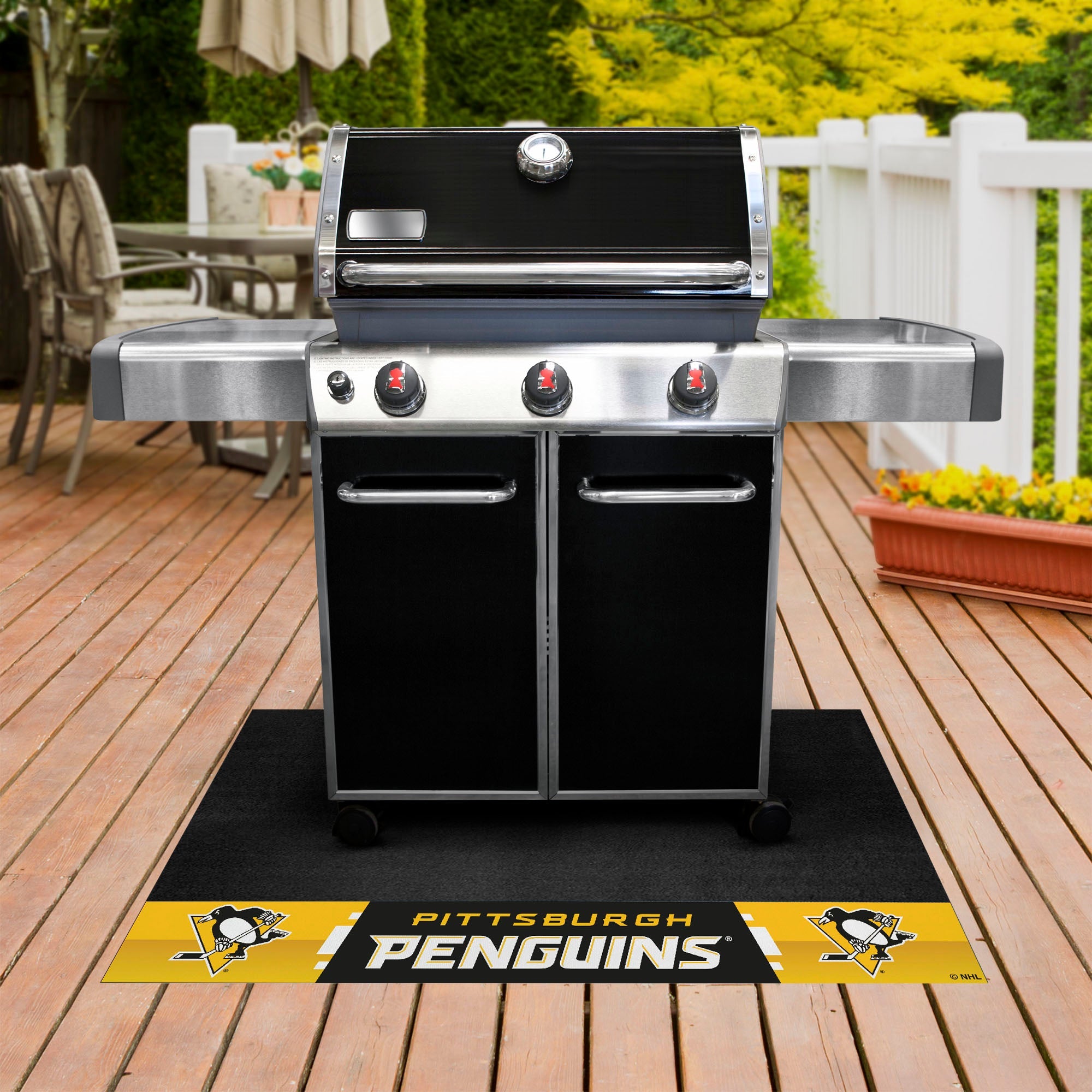 NHL - Pittsburgh Penguins Grill Mat - Standard - Sports Gifts, Sports Memorabilia, Sports Collectibles, Fan Shop