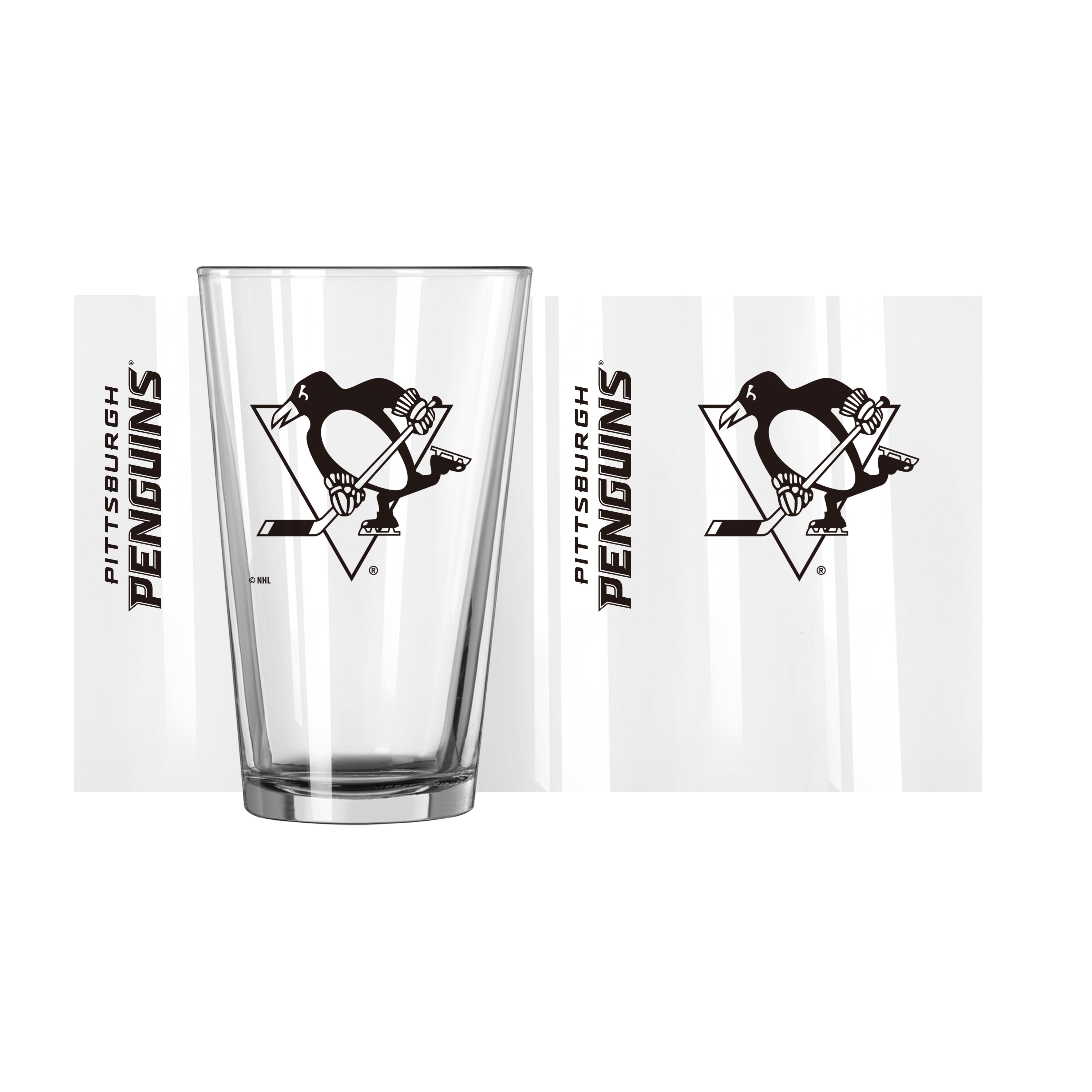 Pittsburgh Penguins 16oz Gameday Pint Glass - Sports Gifts, Sports Memorabilia, Sports Collectibles, Fan Shop