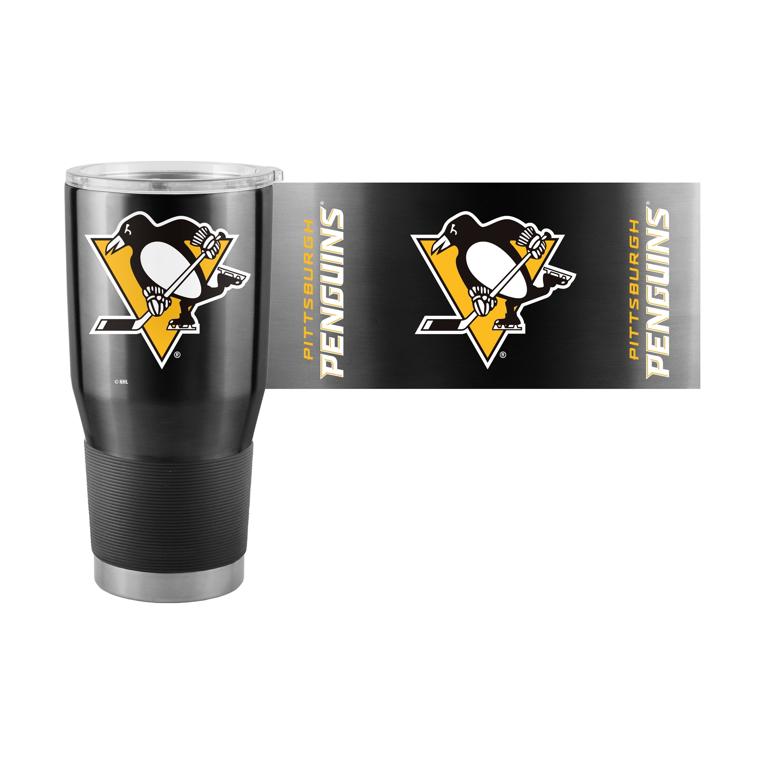 Pittsburgh Pengiuns Gameday 30 oz Stainless Tumbler - Sports Gifts, Sports Memorabilia, Sports Collectibles, Fan Shop