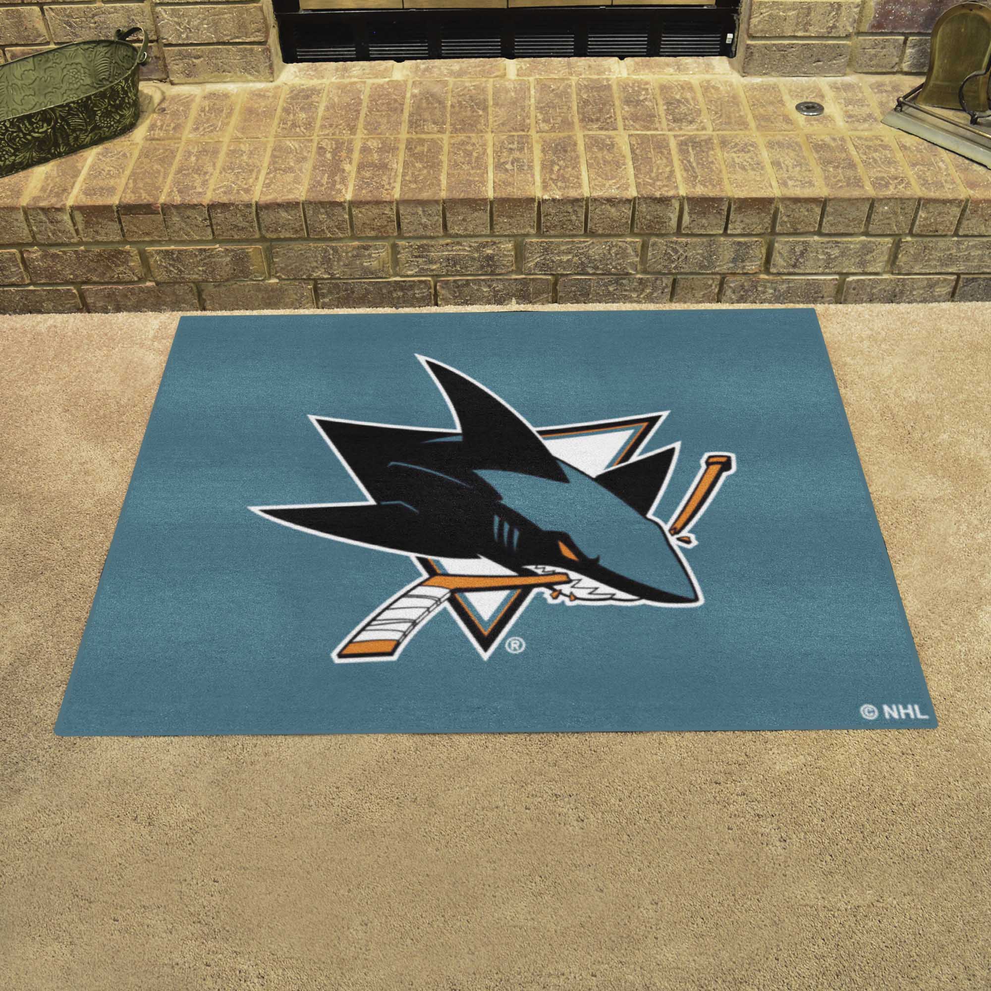 NHL - San Jose Sharks All-Star Mat - Sports Gifts, Sports Memorabilia, Sports Collectibles, Fan Shop