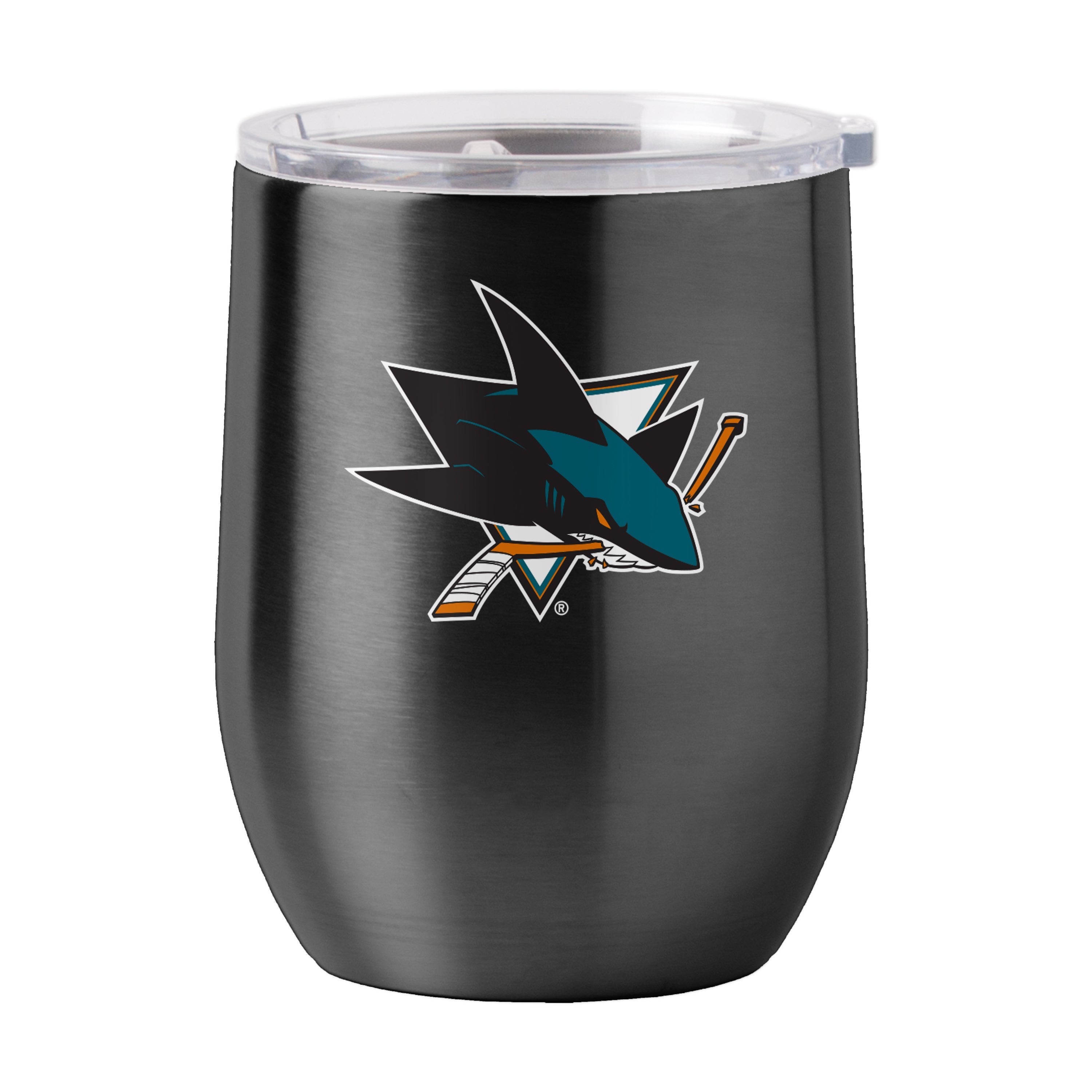 San Jose Sharks 16oz Gameday Stainless Curved Beverage