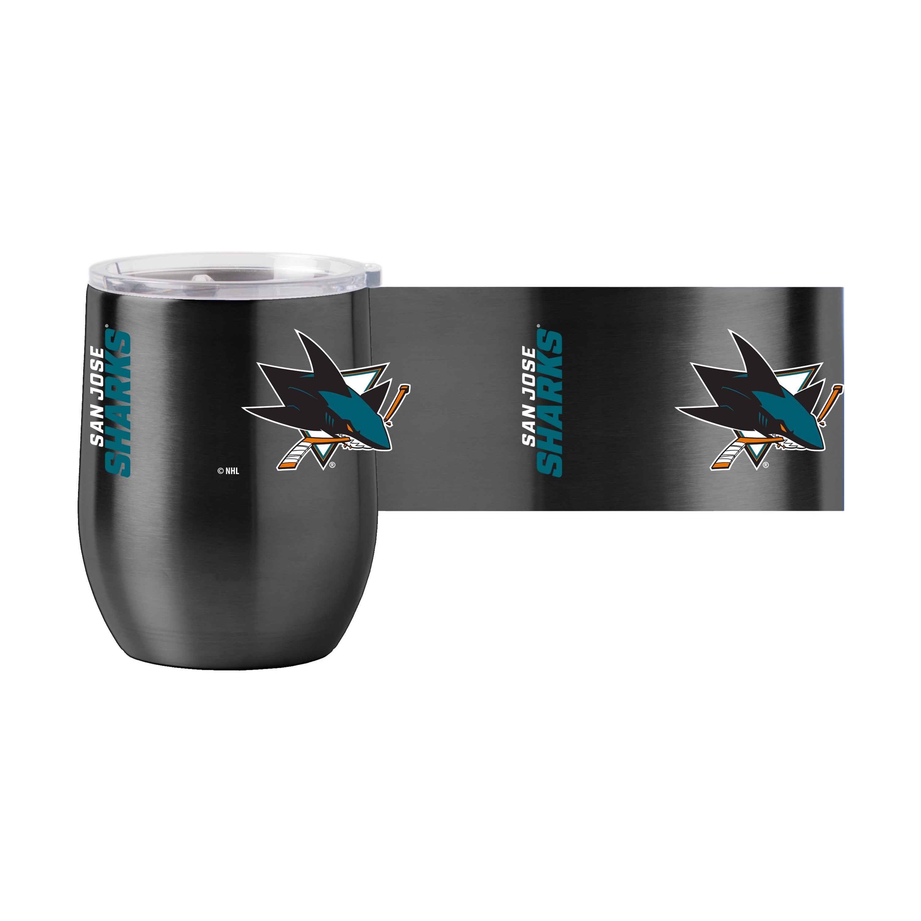 San Jose Sharks 16oz Gameday Stainless Curved Beverage - Sports Gifts, Sports Memorabilia, Sports Collectibles, Fan Shop