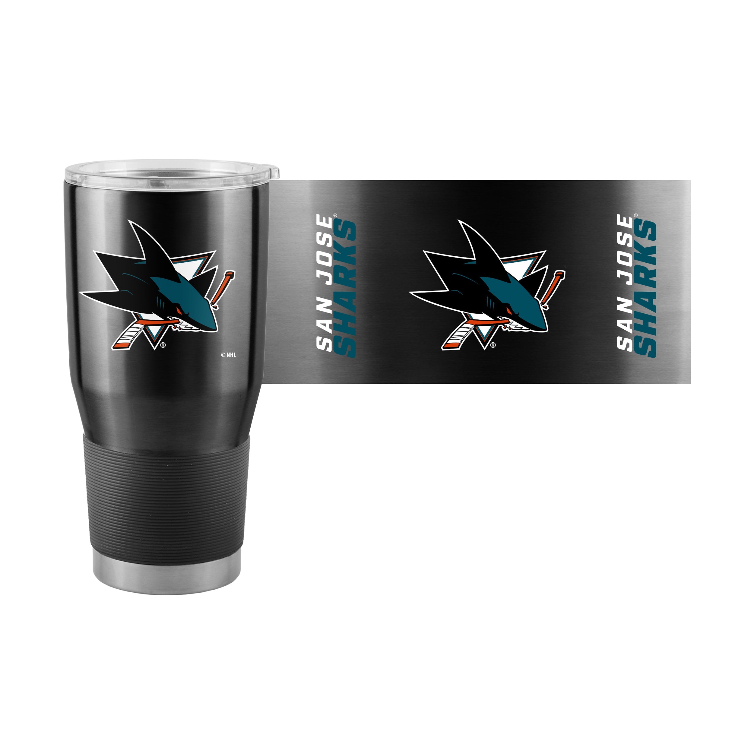 San Jose Sharks 30oz Gameday Stainless Tumbler - Sports Gifts, Sports Memorabilia, Sports Collectibles, Fan Shop