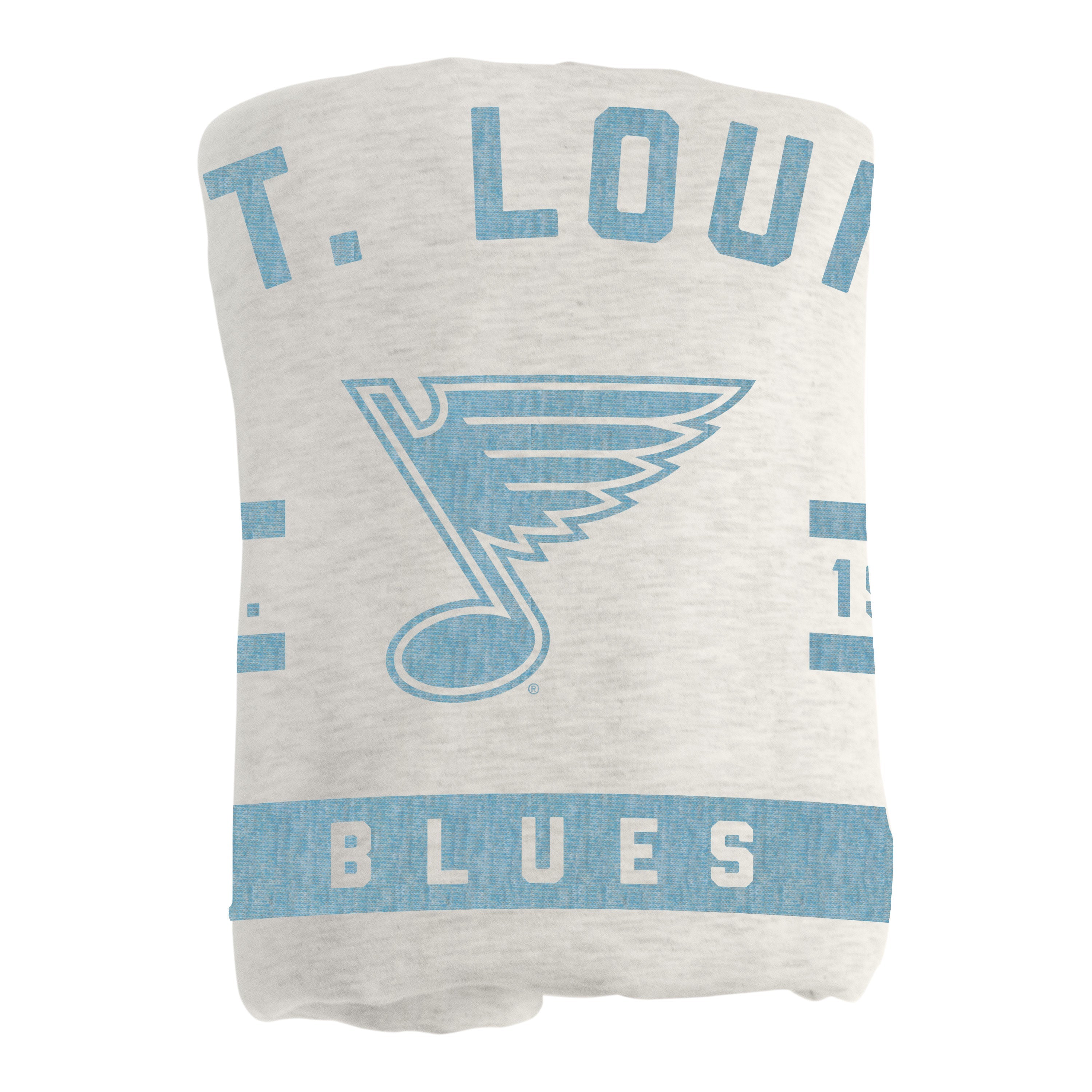St. Louis Blues Oatmeal Sweatshirt Blanket - Sports Gifts, Sports Memorabilia, Sports Collectibles, Fan Shop