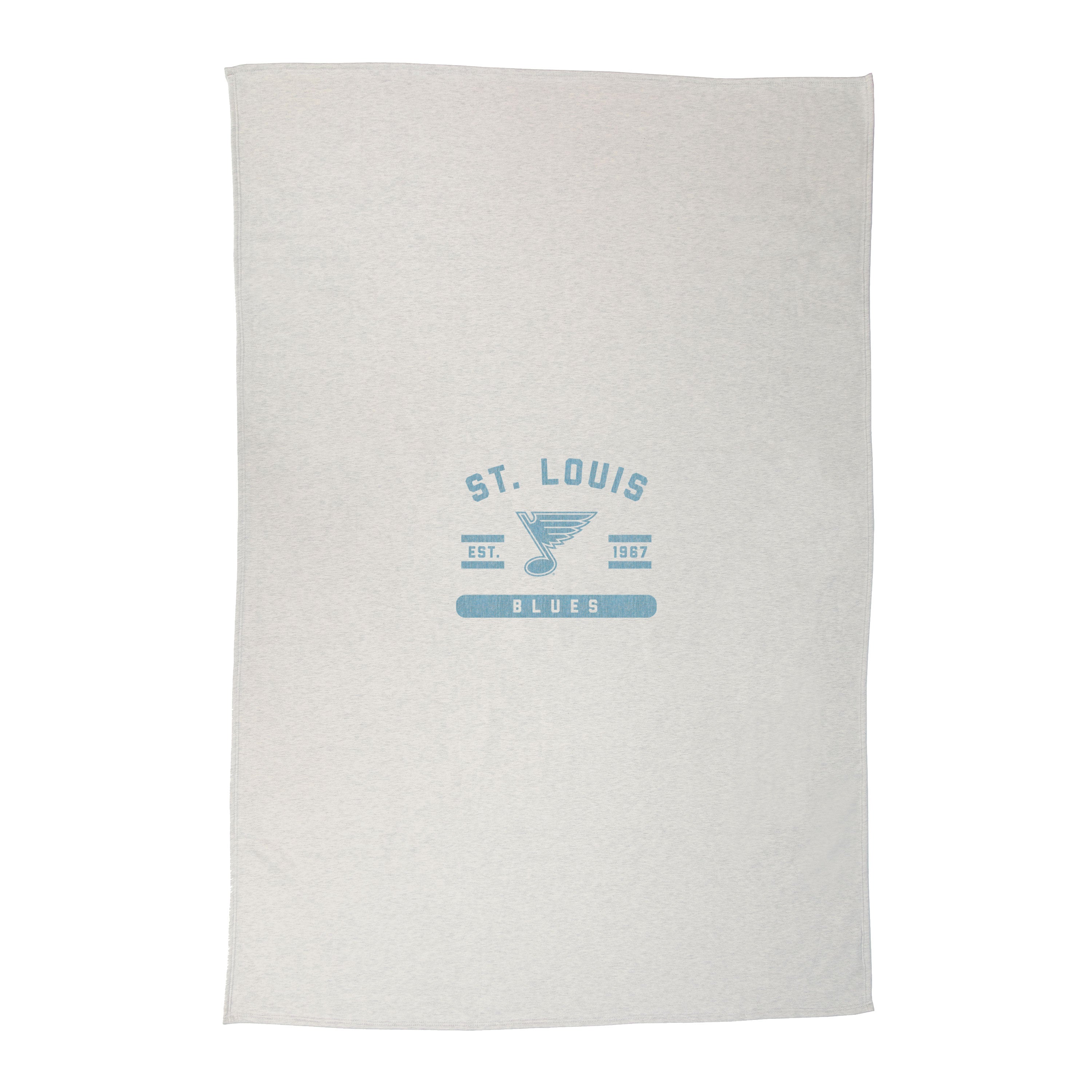 St. Louis Blues Oatmeal Sweatshirt Blanket