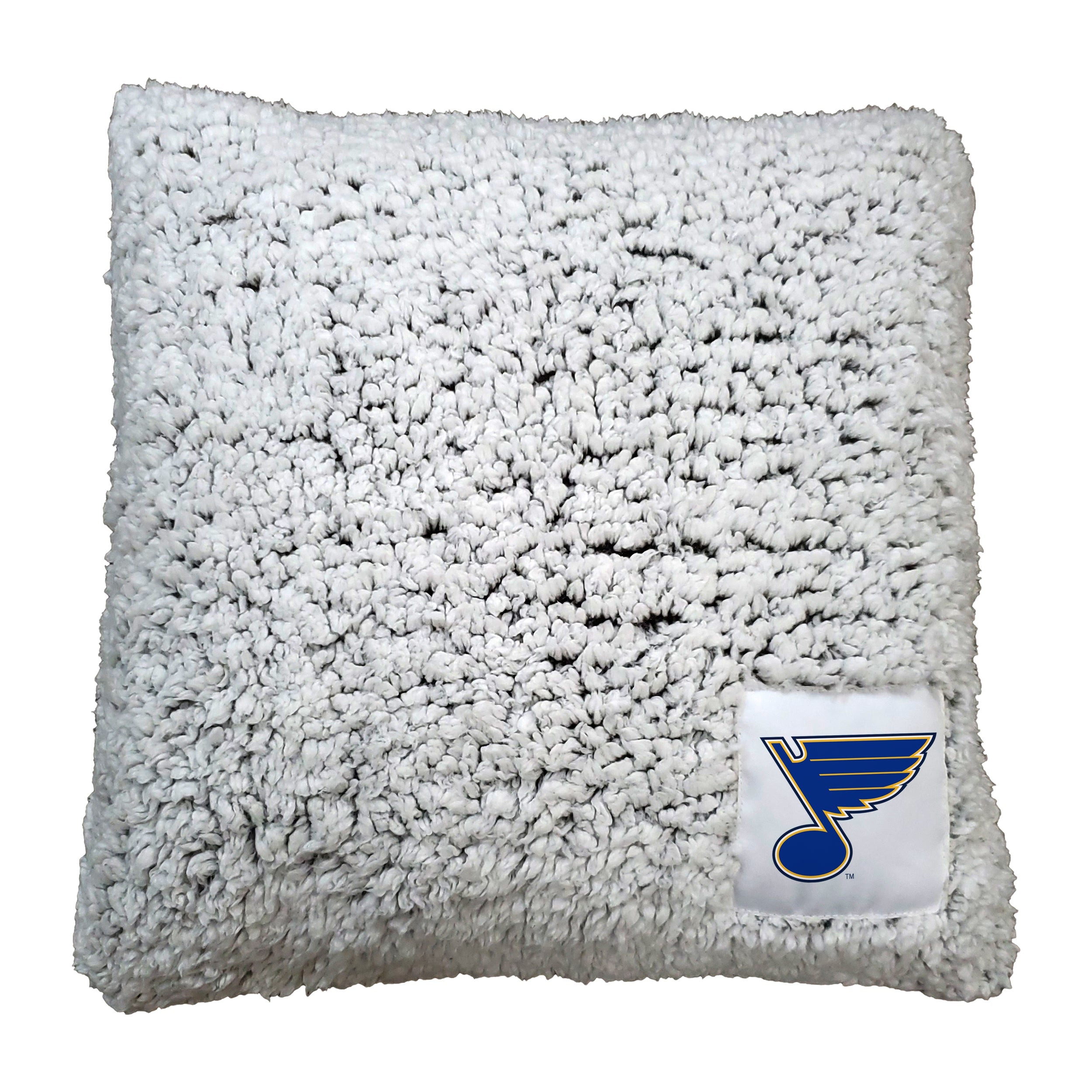 St Louis Blues Frosty Throw Pillow