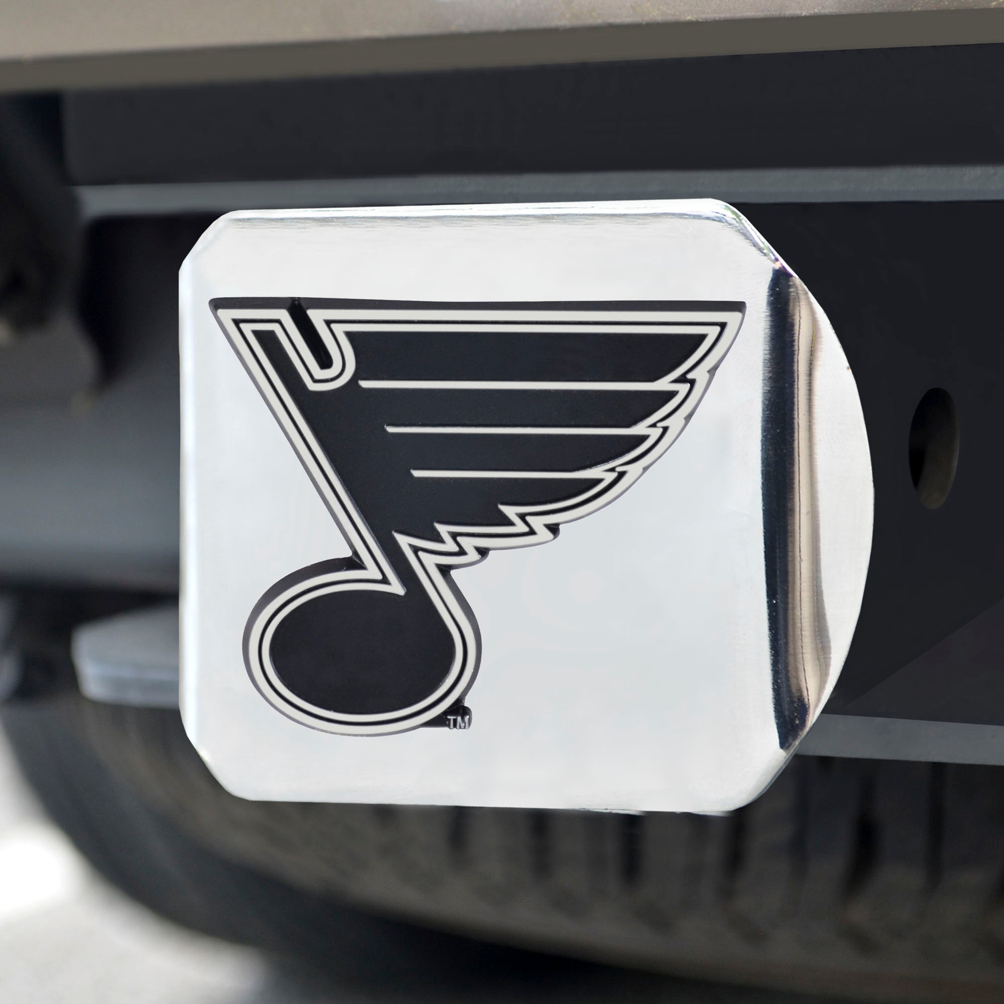 NHL - St. Louis Blues Chrome on Chrome Hitch Cover - Sports Gifts, Sports Memorabilia, Sports Collectibles, Fan Shop