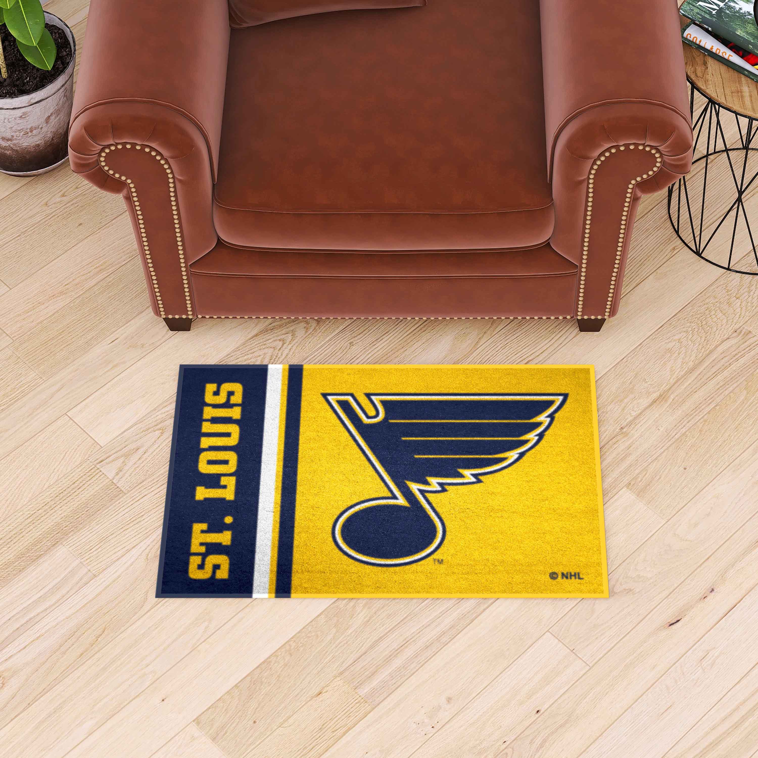NHL - St. Louis Blues Starter Mat - Uniform - Sports Gifts, Sports Memorabilia, Sports Collectibles, Fan Shop